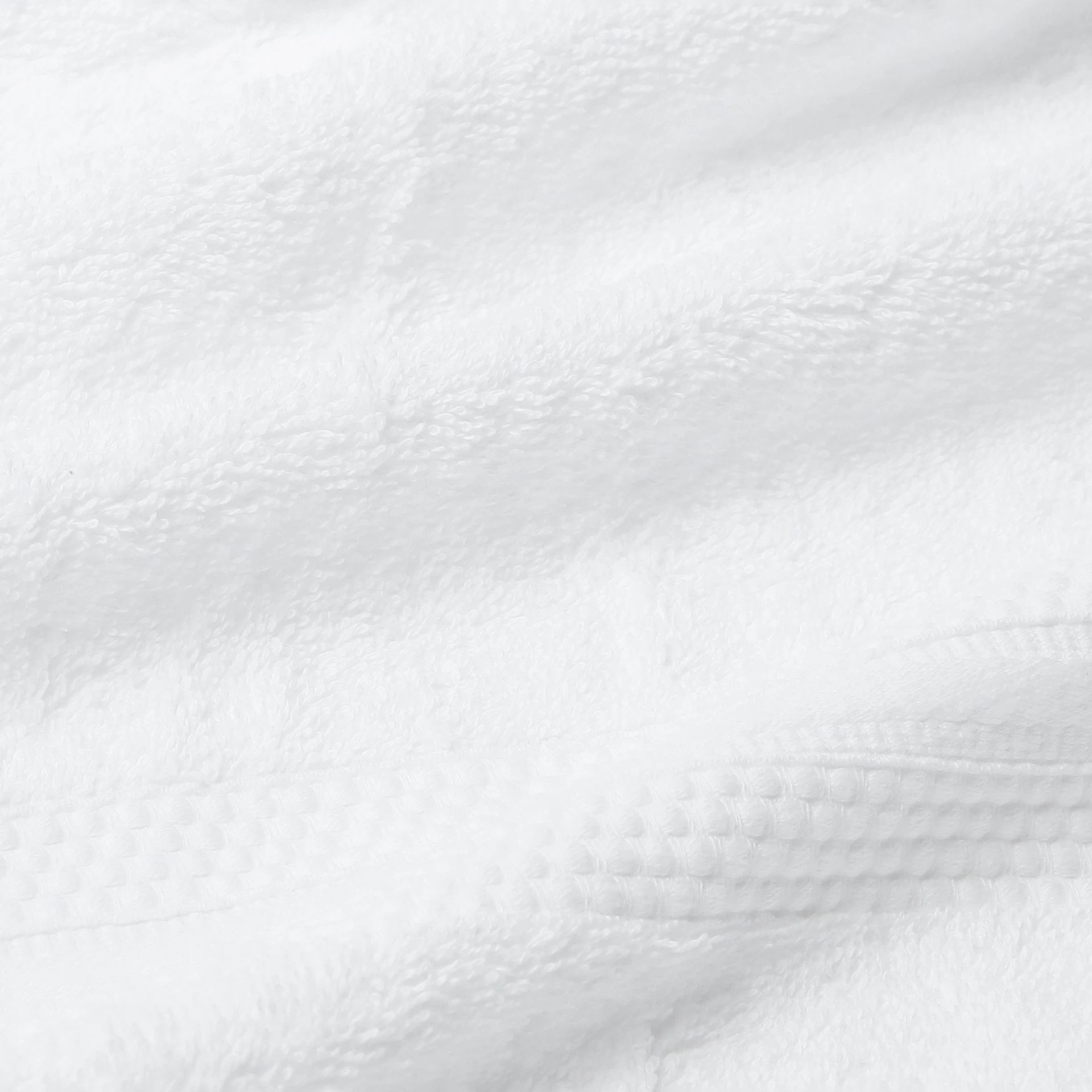 Solid Dyed 475 GSM 100% Cotton Optical White 12 Piece Towel Set | Paleto