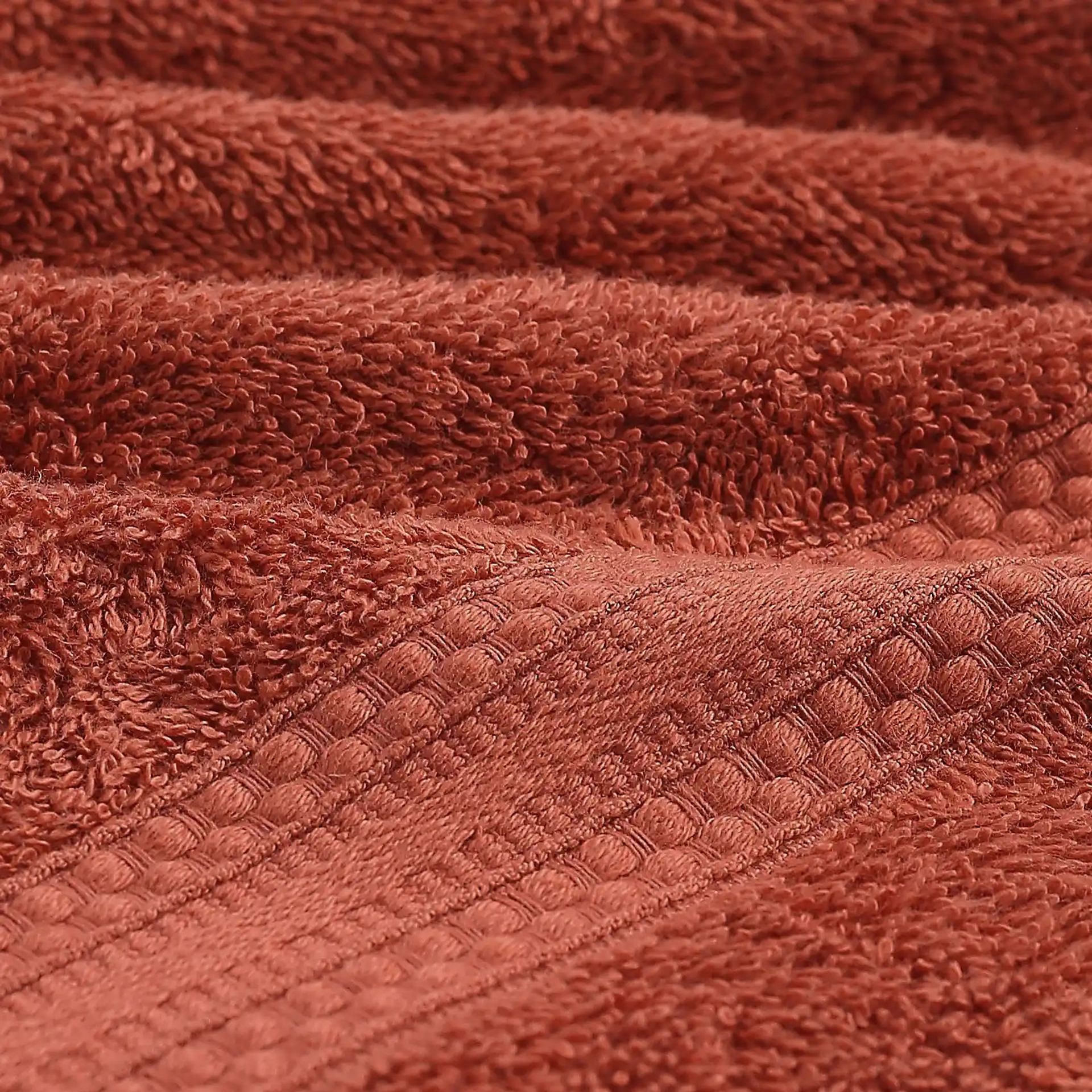Solid Dyed 475 GSM 100% Cotton Burnt Red Face Towel | Paleto