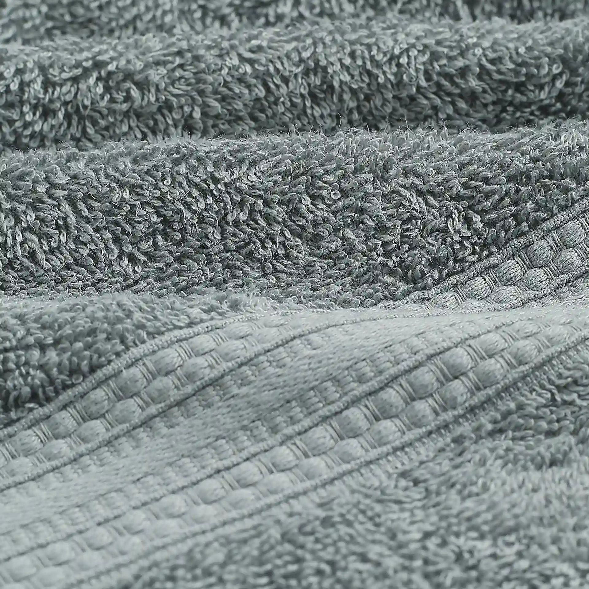 Solid Dyed 475 GSM 100% Cotton Graphite Face Towel | Paleto