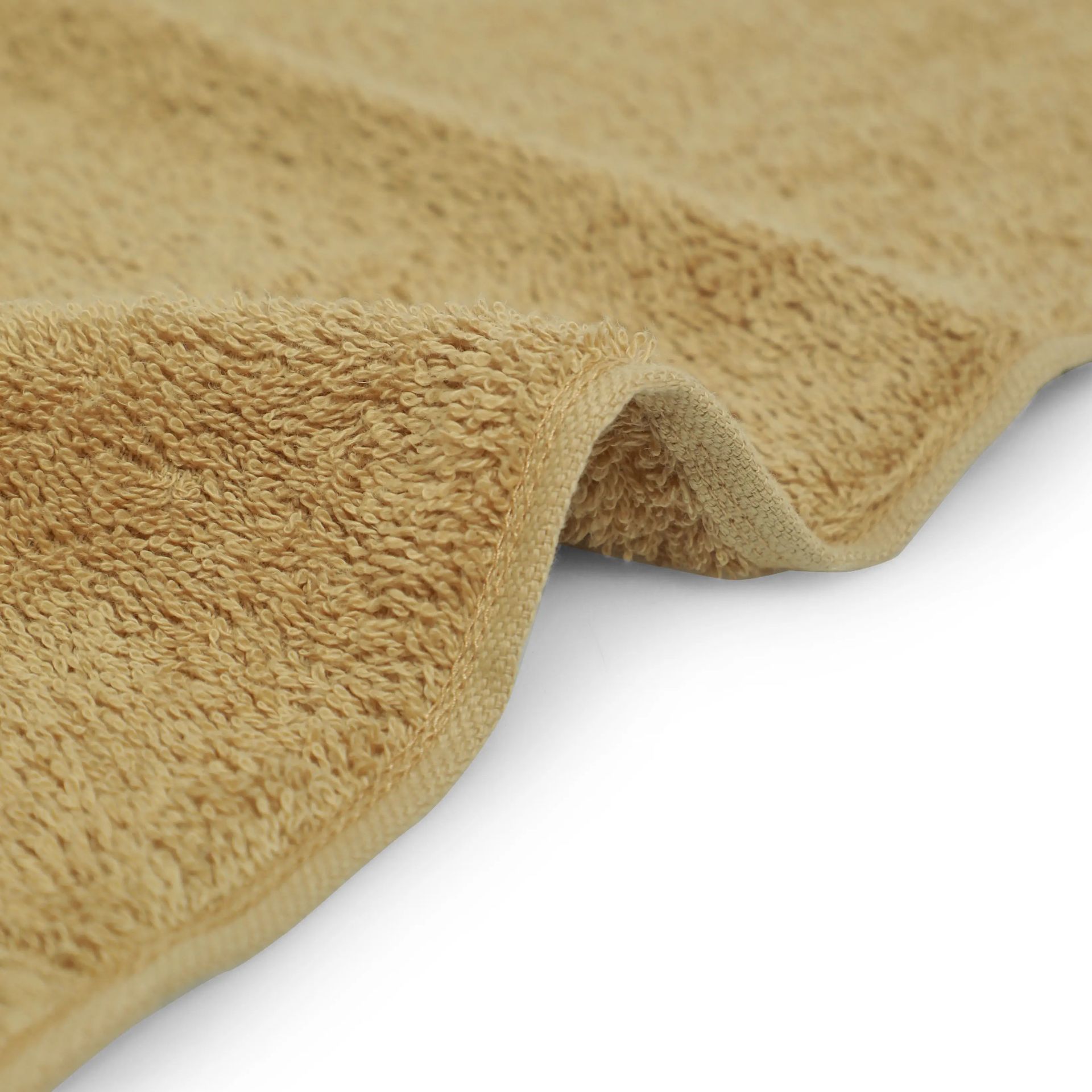 Solid Dyed 475 GSM 100% Cotton Beige Hand Towel | Paleto