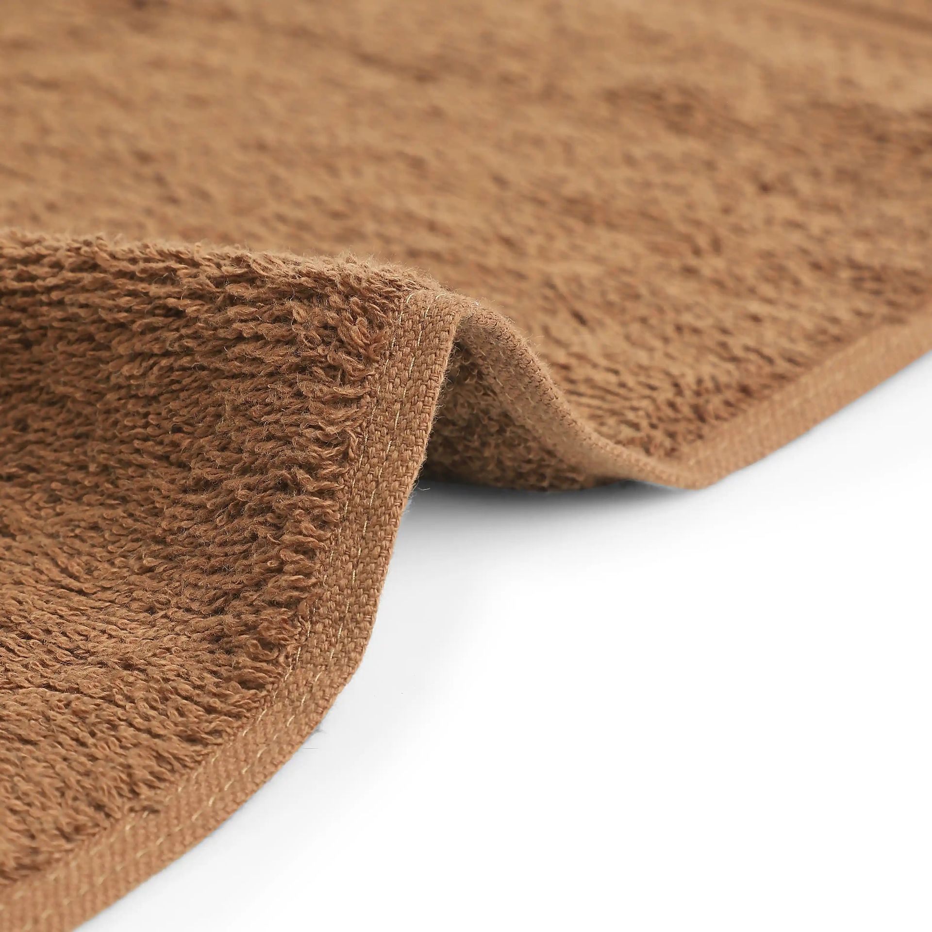 Solid Dyed 475 GSM 100% Cotton Chocolate Hand Towel | Paleto