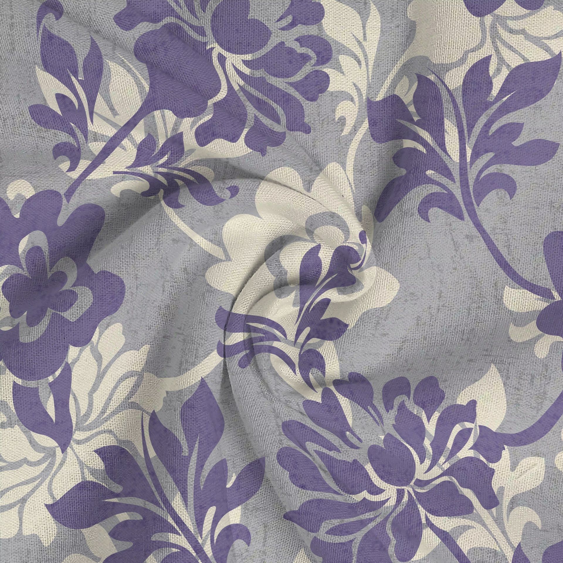 Floral 120 GSM Microfibre Blue Green Queen Fitted Sheet Set | Serene Nest