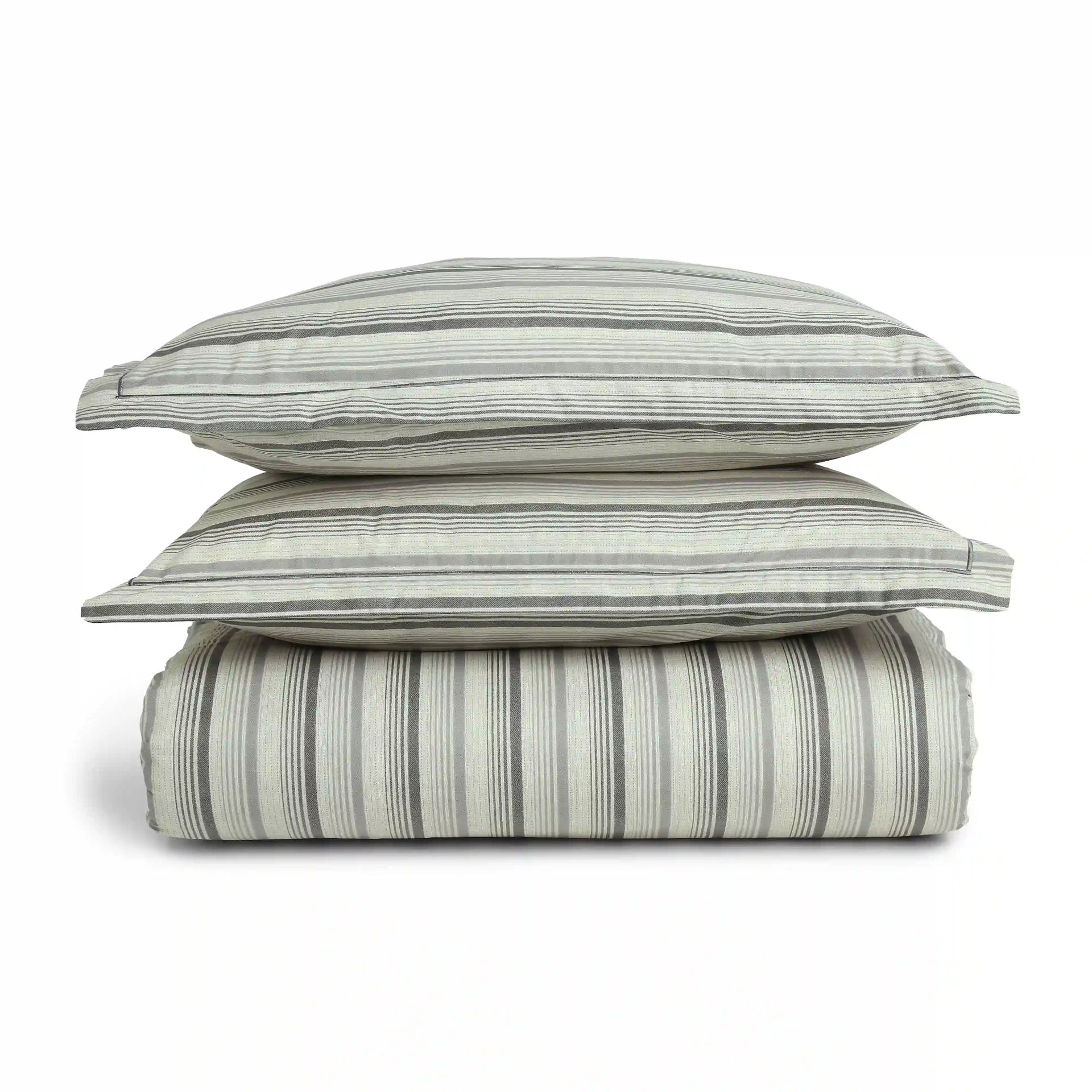 Geometric 200 TC Cotton Black & White King Fitted Sheet Set | Threadscapes