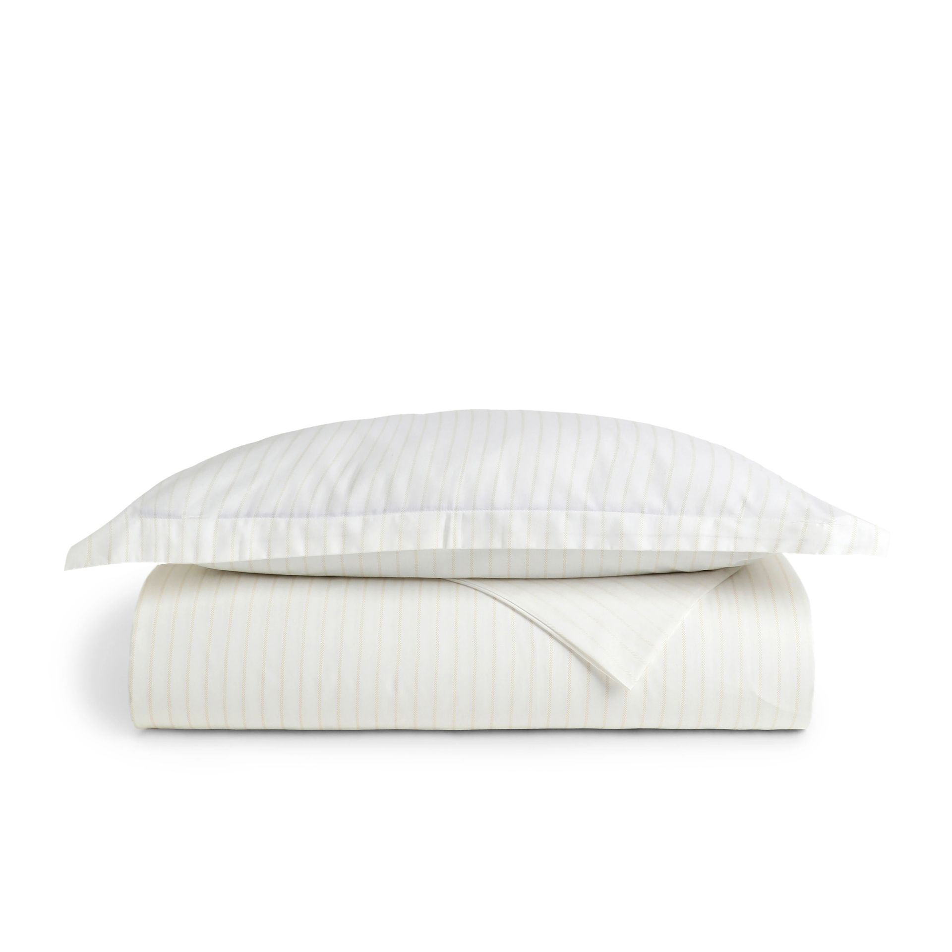 Geometric 144 TC 100% Cotton Beige Single Bedsheet Set | Bloomshire Classic