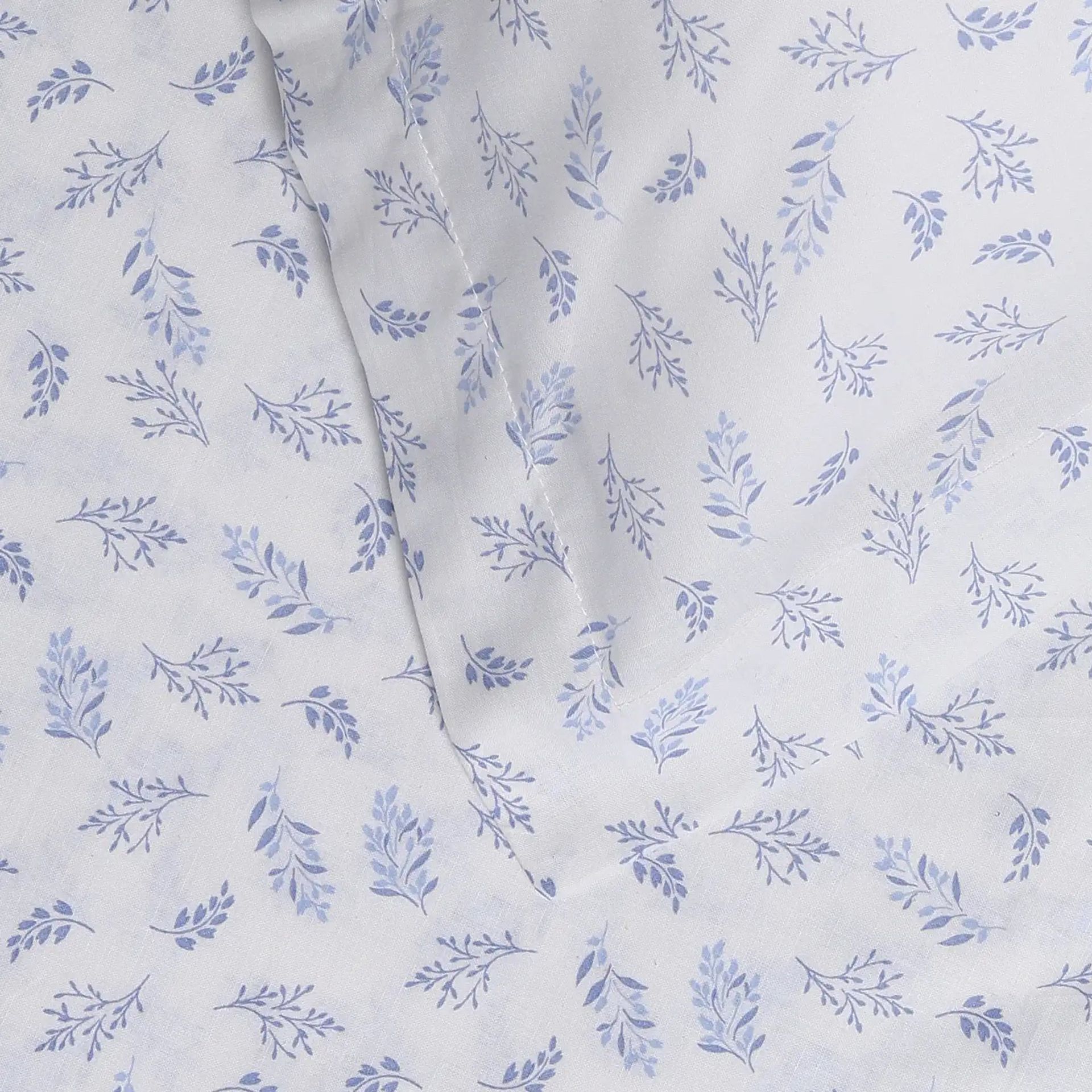 Floral 144 TC 100% Cotton Purple Single Bedsheet Set | Bloomshire Classic