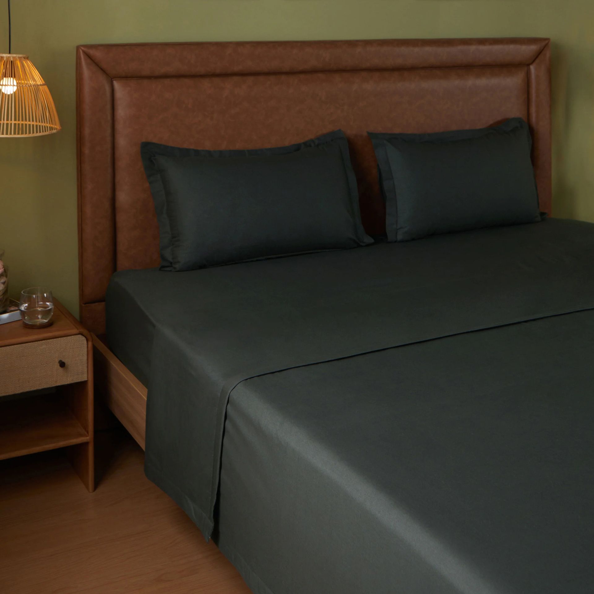 Solid Dyed 144 GSM 100% Cotton Dark Grey Double Dohar | Paleto