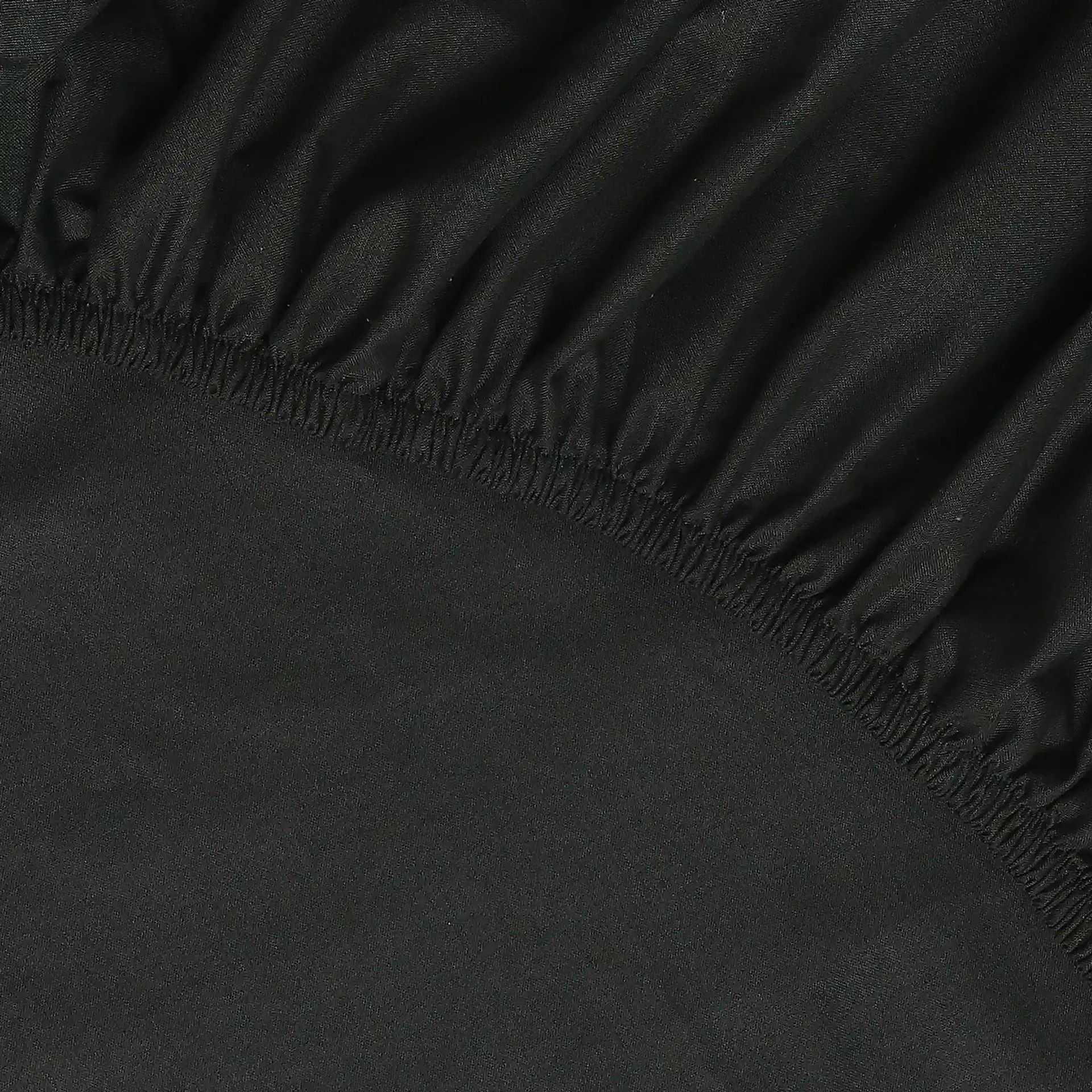 Solid Dyed 144 TC 100% Cotton Dark Grey Queen Fitted Sheet Set | Paleto