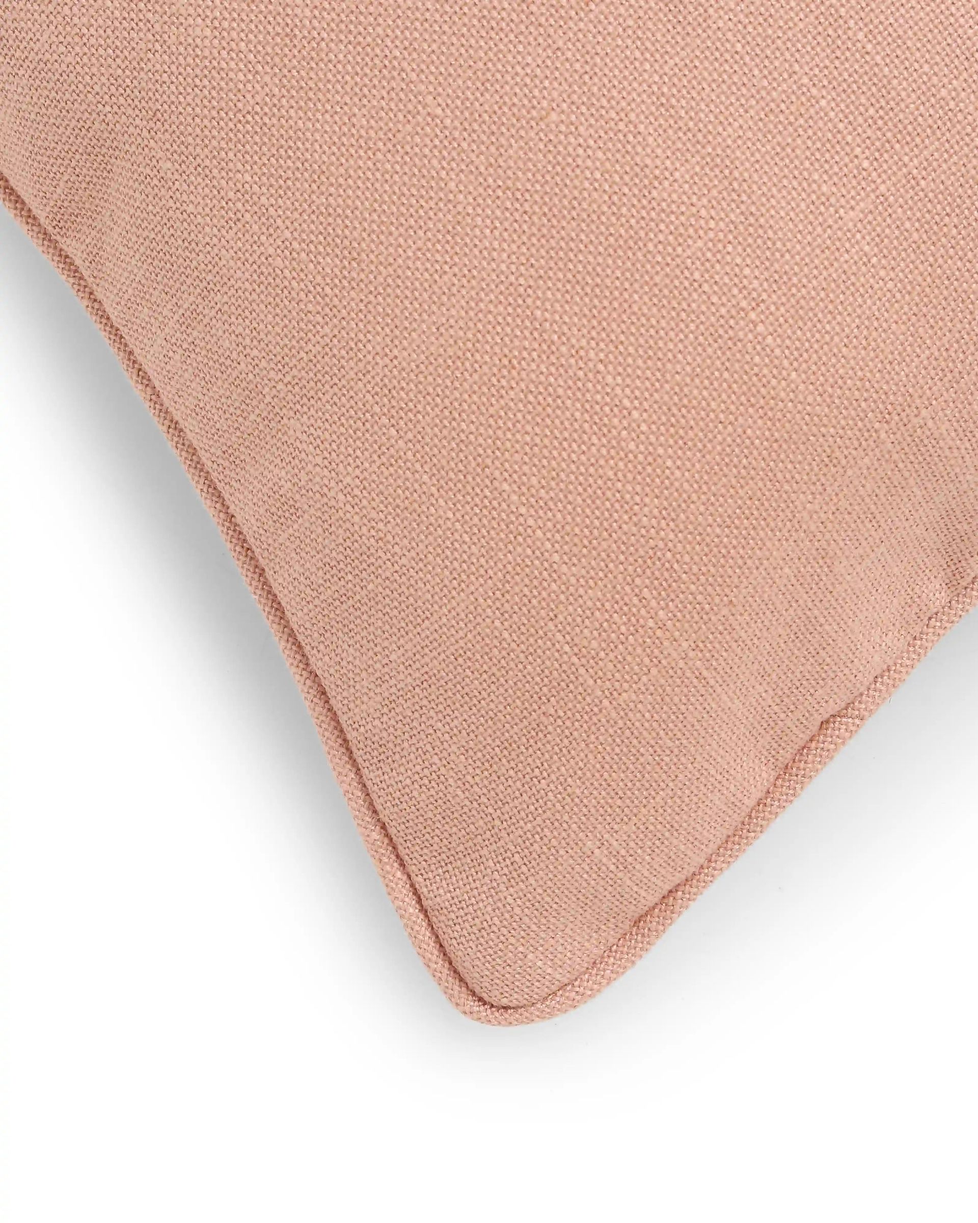 Solid Dyed Viscose Polyester Blend Peach Cushion Cover | Espricia