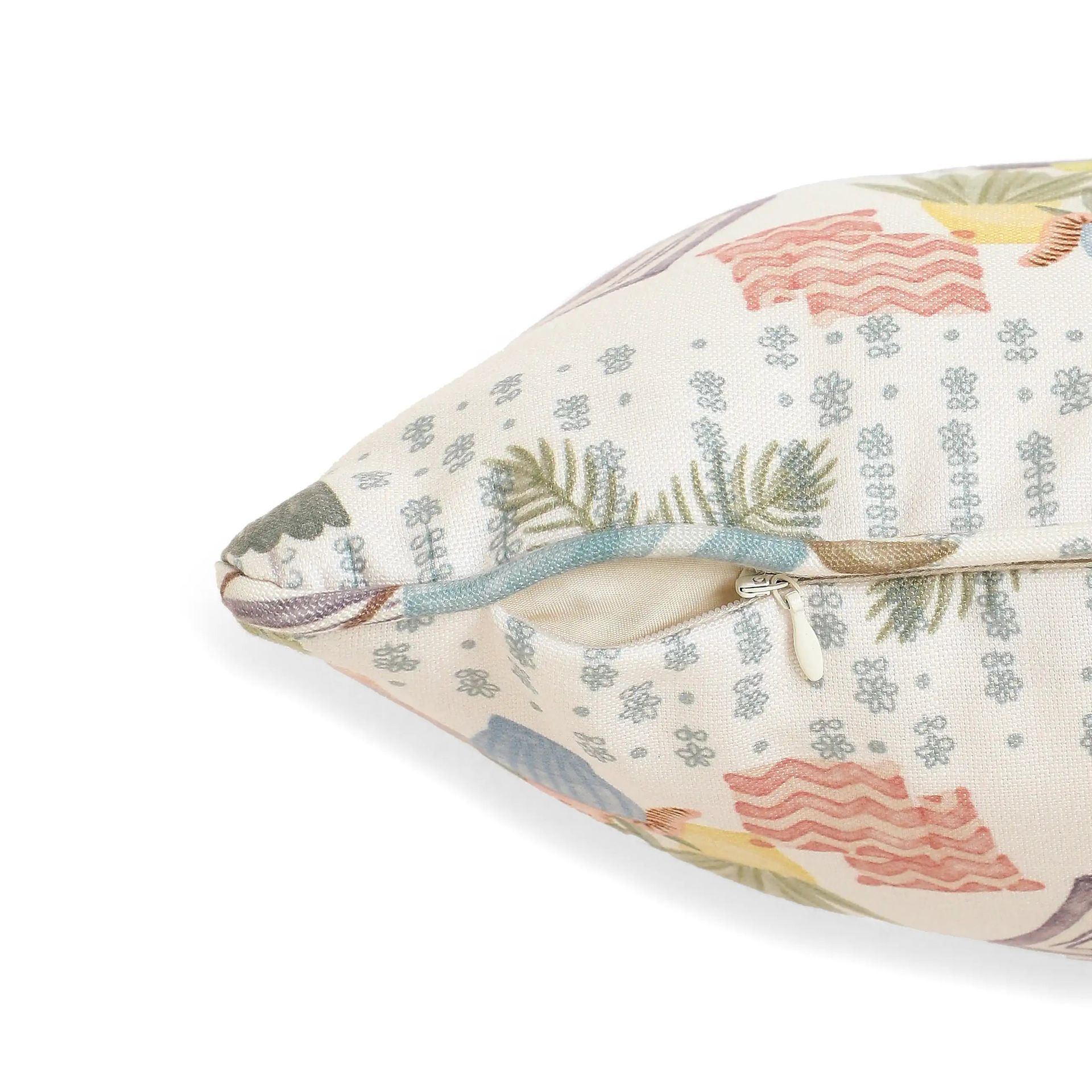 Graphic 100% Polyester Playful Fiesta Cushion Cover | Espricia
