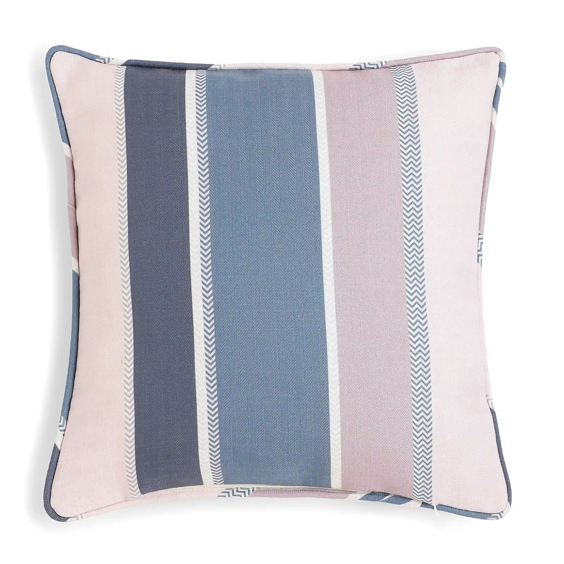 Geometric 100% Polyester Violet Cushion Cover | Espricia