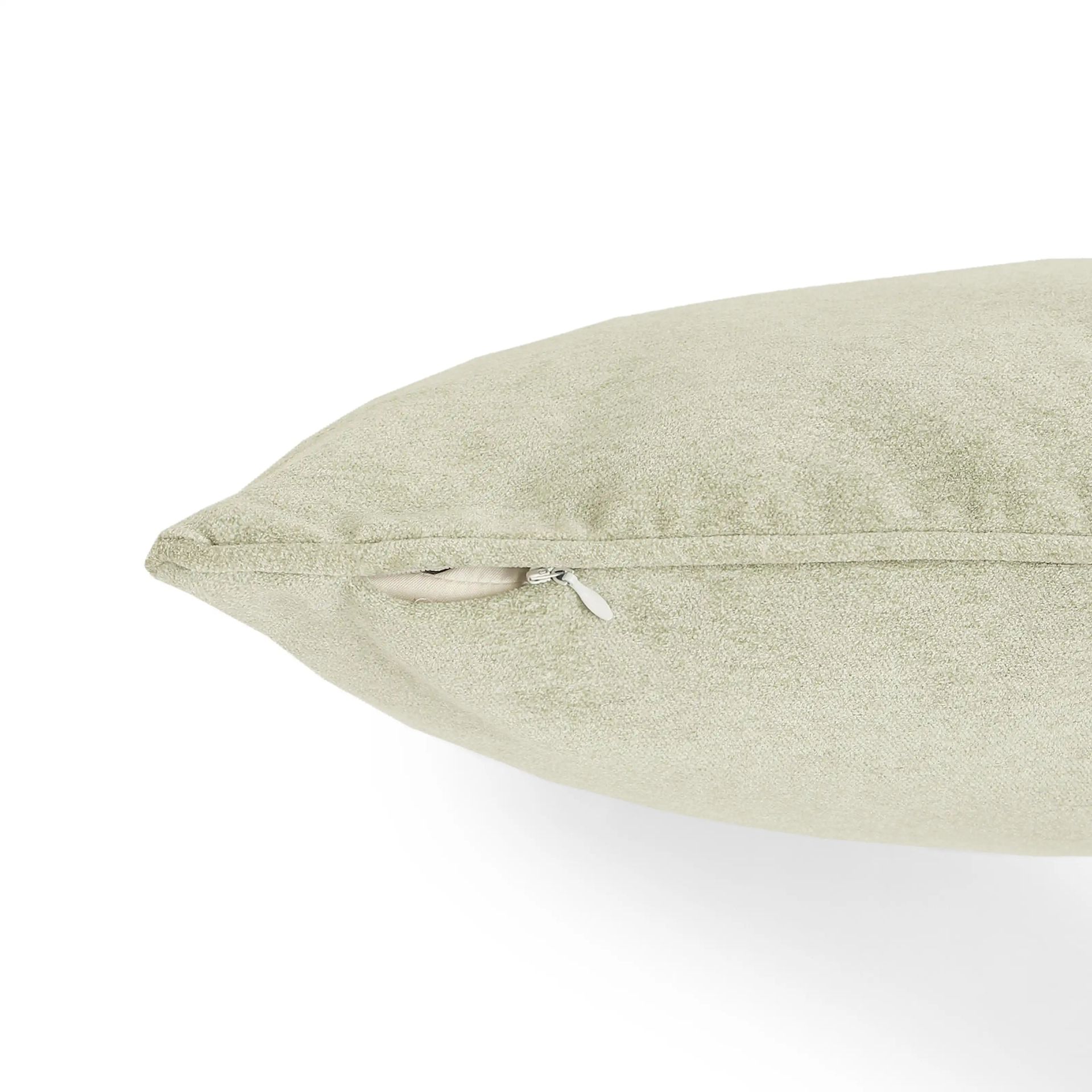 Solid Dyed 100% Polyester Sea Mist Cushion Cover | Espricia