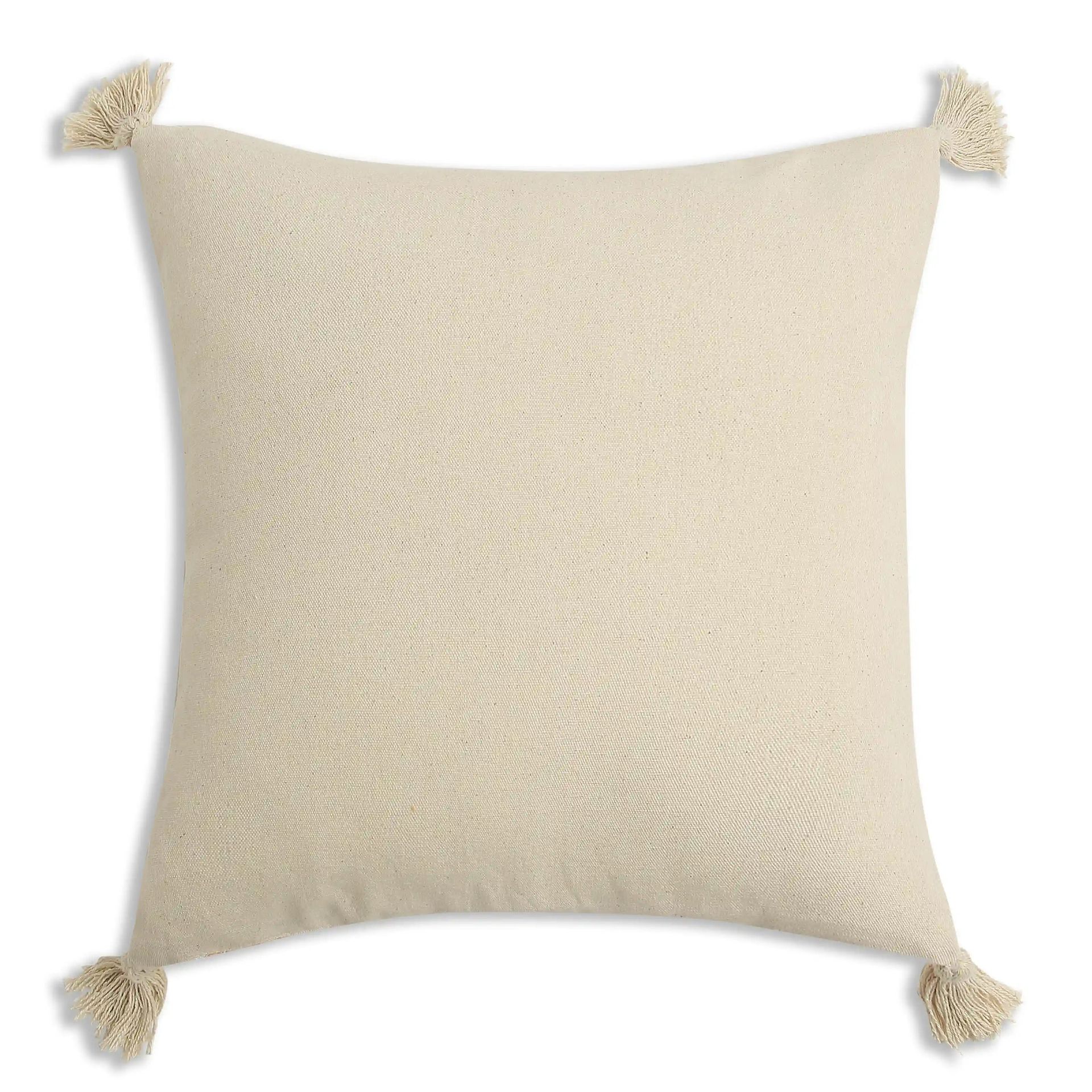 Indian Heritage Linen Blend Sunset Sorbet Cushion Cover | Vissencia