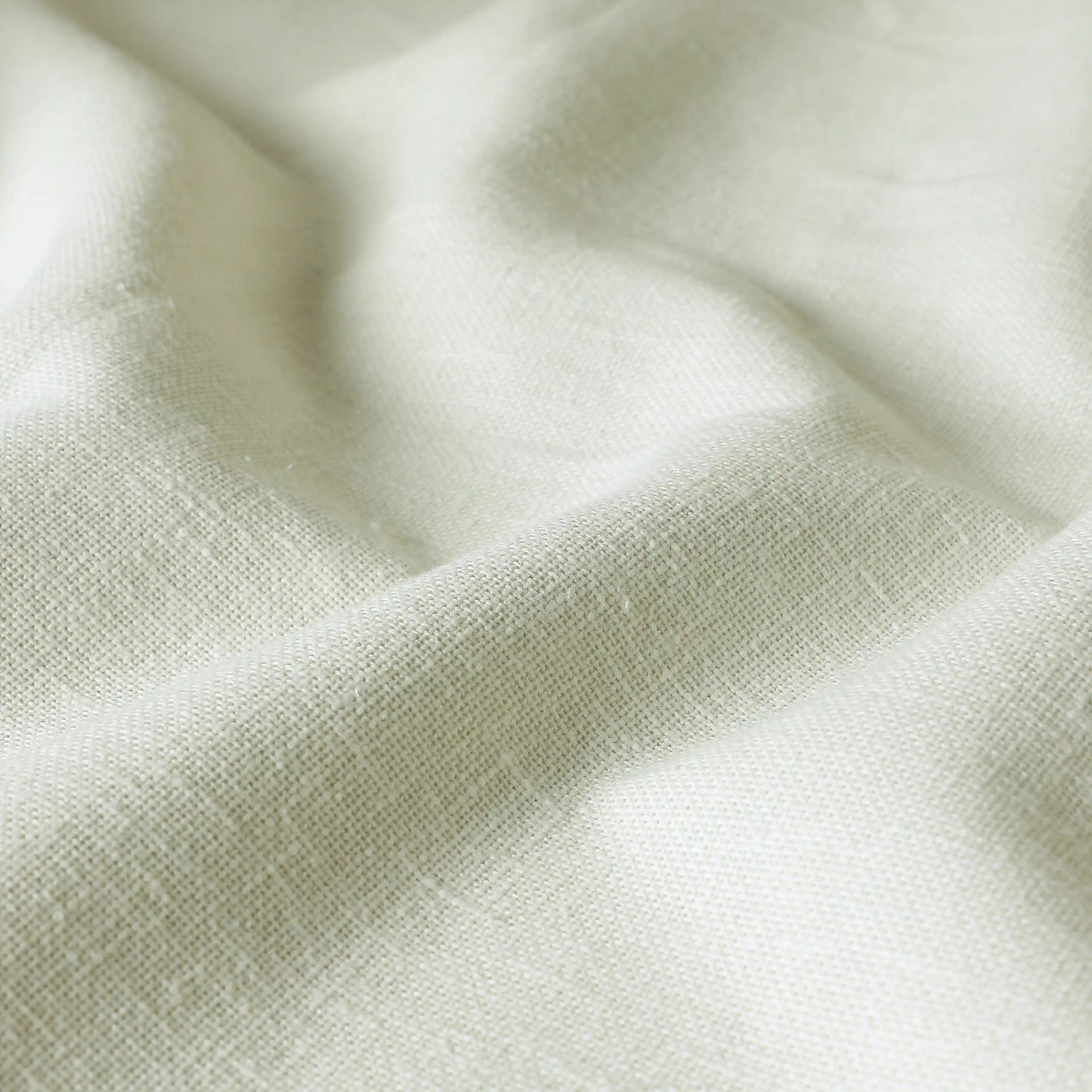 Solid Dyed Polyester Cotton blend Pale Whisper Set of 2 Long Door Curtains | Paleto
