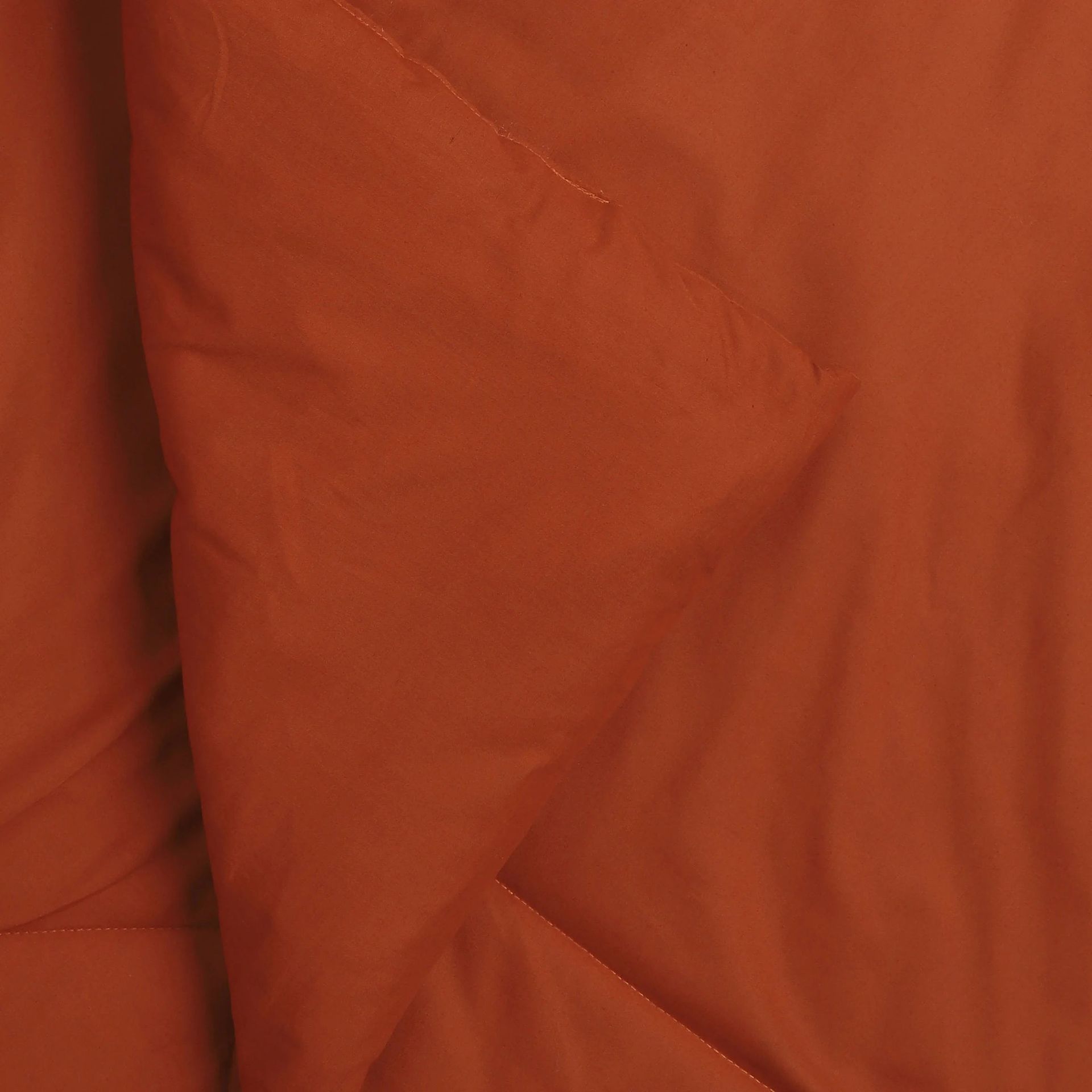 Solid Dyed 120 GSM Cotton Rust Double Comforter | Paleto