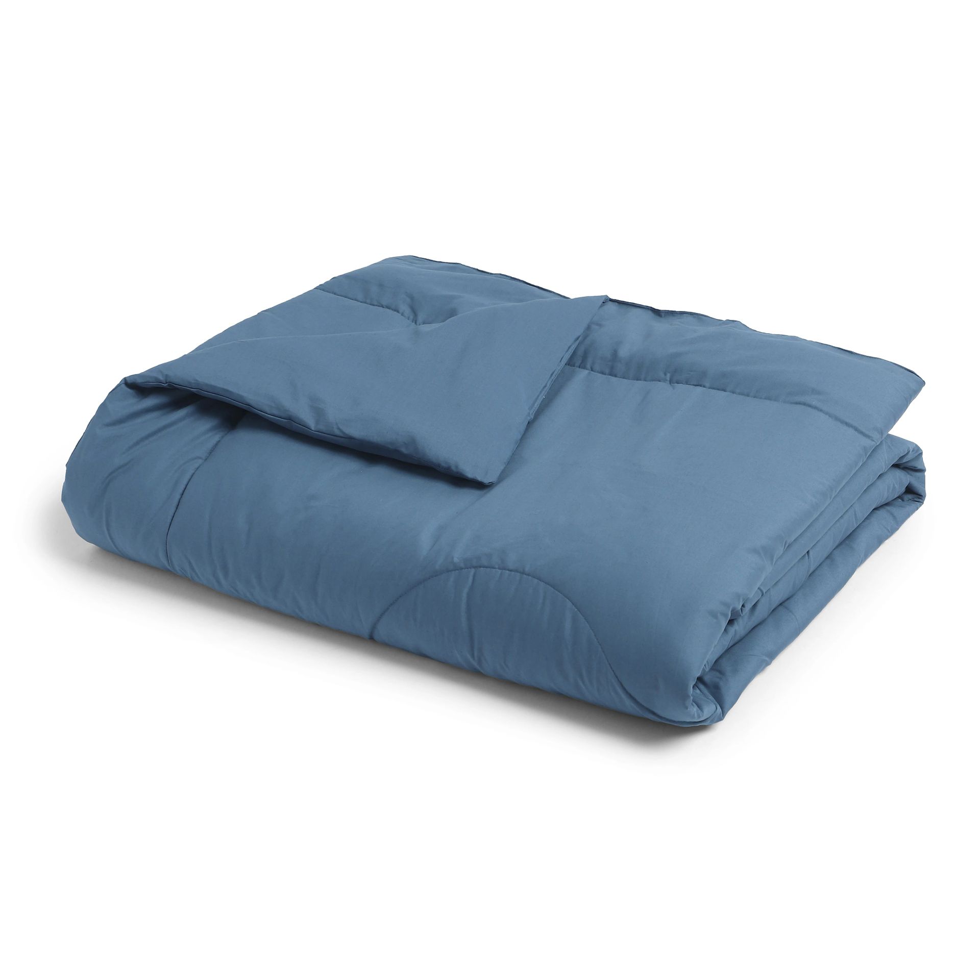 Solid Dyed 120 GSM Cotton Mineral Double Comforter | Paleto