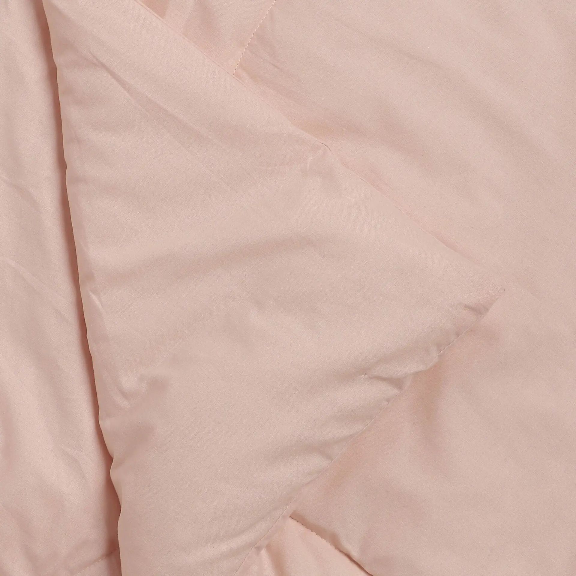 Solid Dyed 120 GSM Cotton Veiled Rose Double Comforter | Paleto