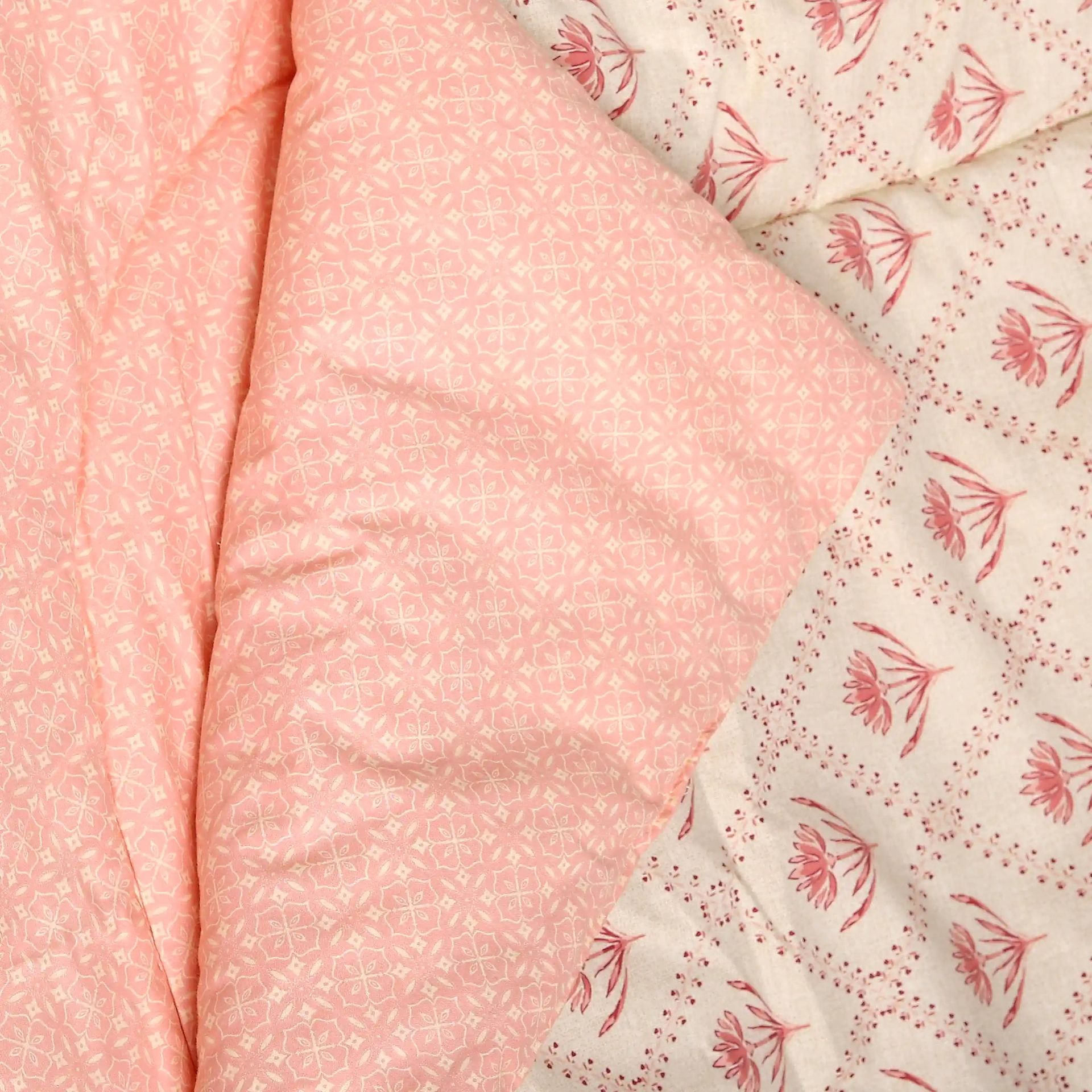 Indian Heritage  GSM 100% Cotton Red Double Comforter | Chippa Lane