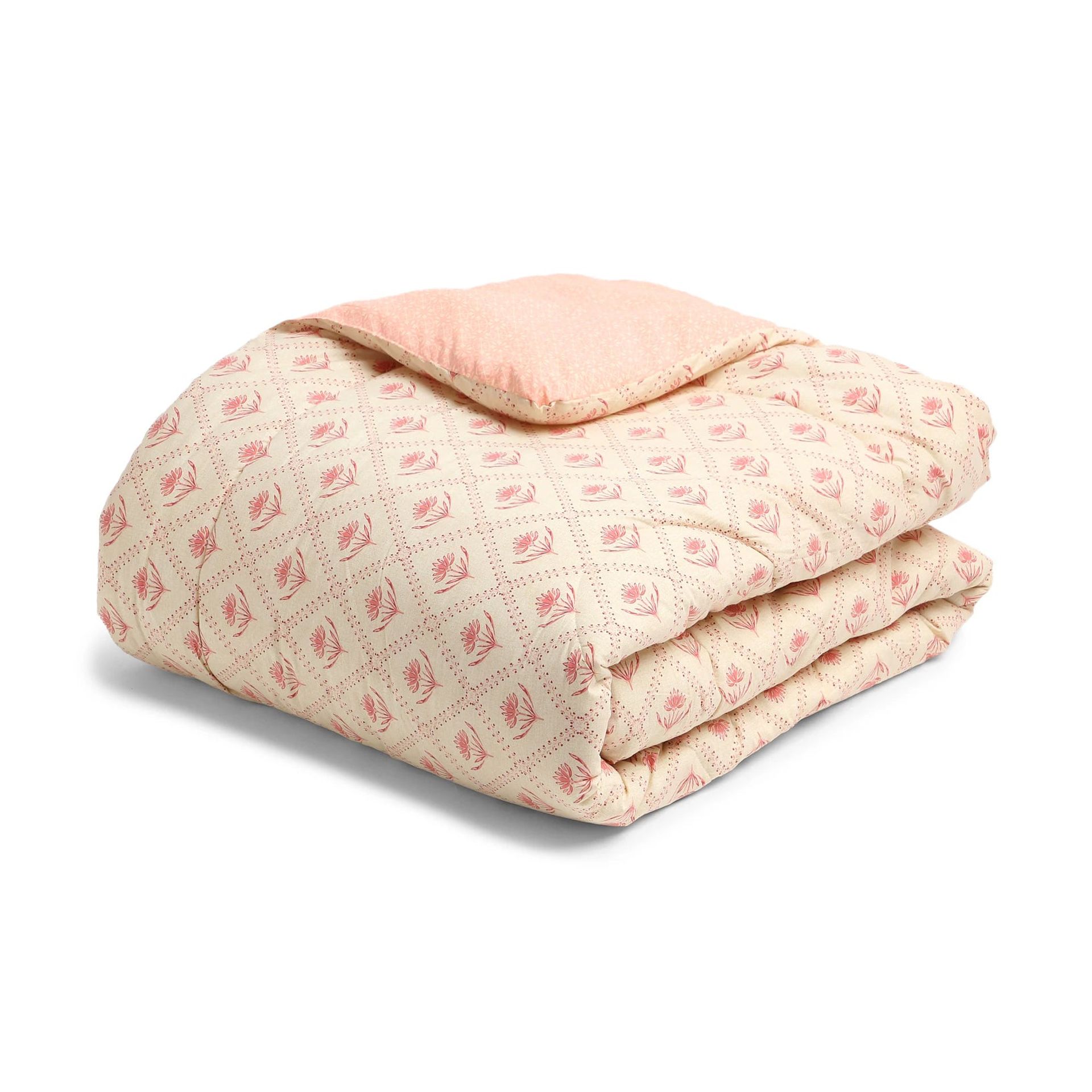 Indian Heritage GSM 100% Cotton Red Double Comforter | Chippa Lane