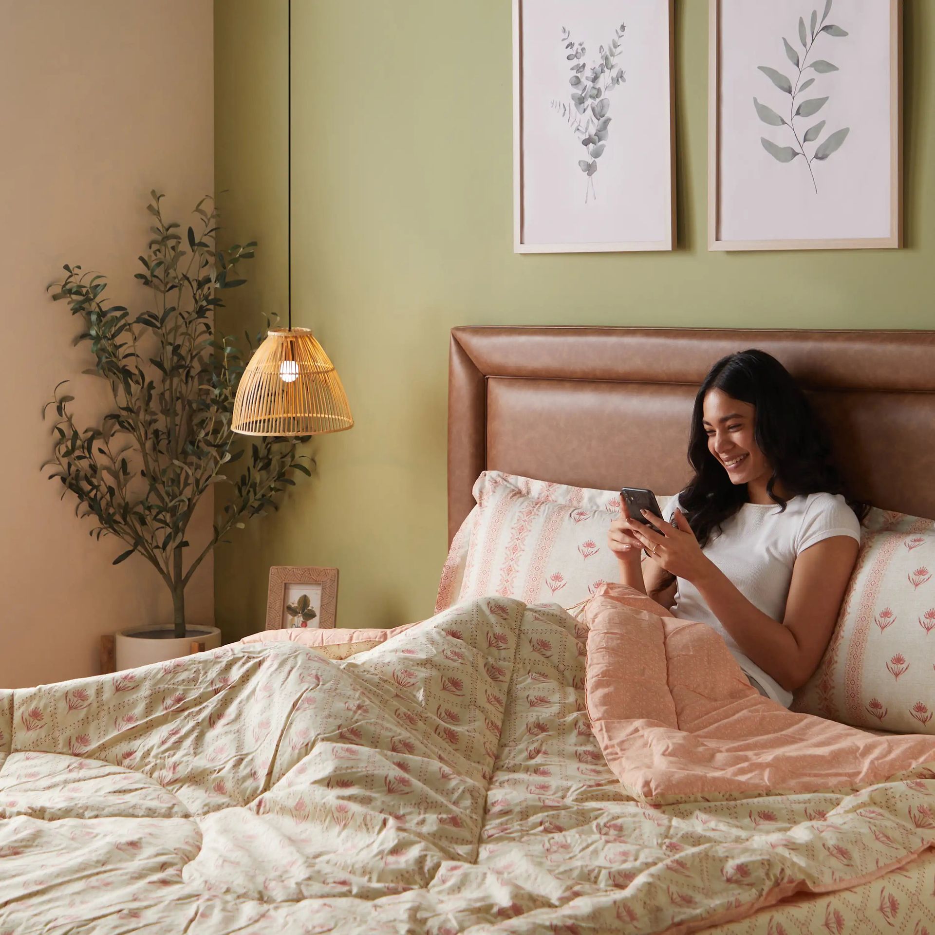 Indian Heritage GSM 100% Cotton Red Double Comforter | Chippa Lane
