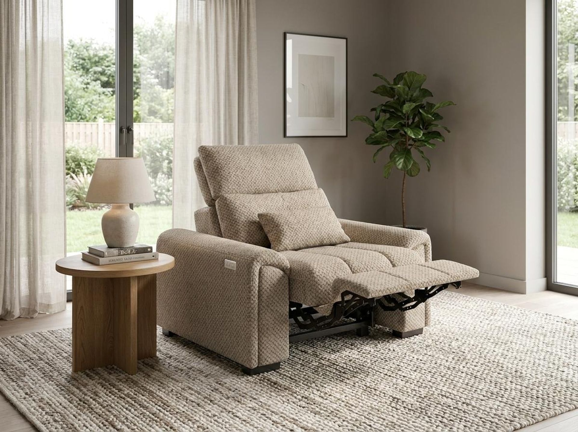Eldur Relaxed Seat, 1 Seater ( 1 RR), Warm Porcelain Elite