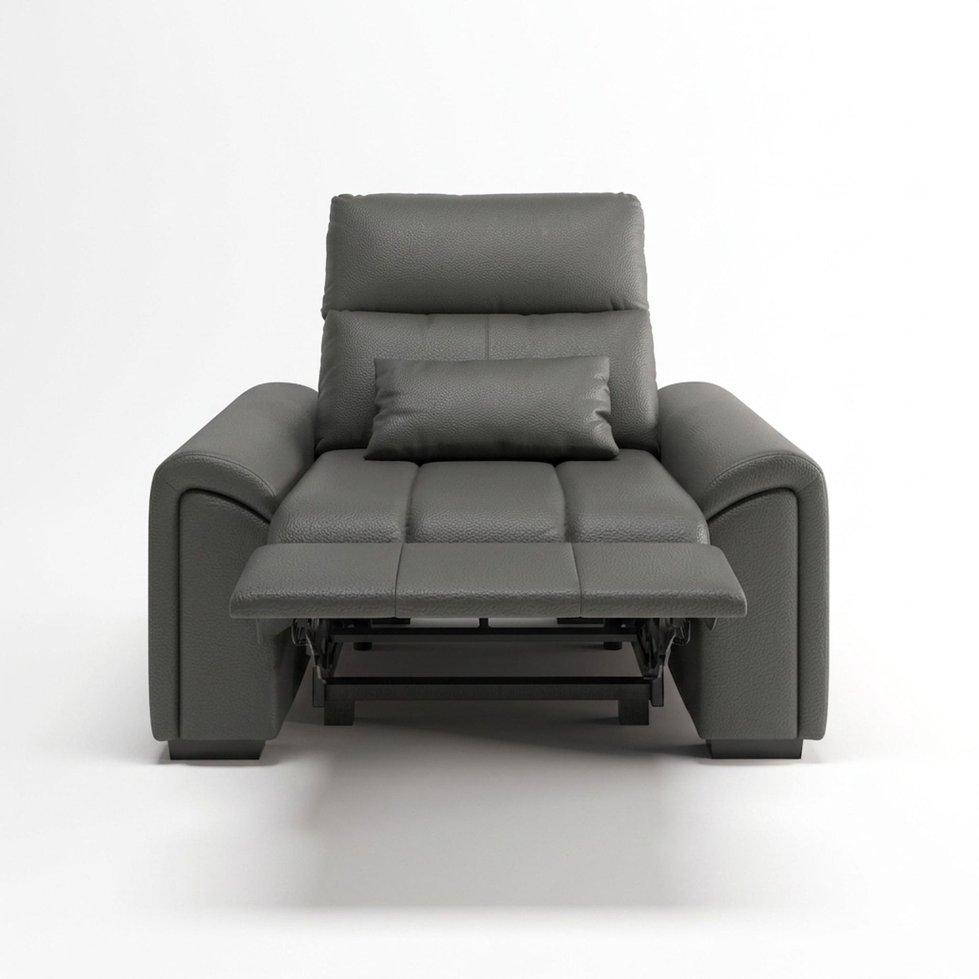 Eldur Relaxed Seat, 1 Seater ( 1 RR), Chelsea Grey Aura Leather Essential
