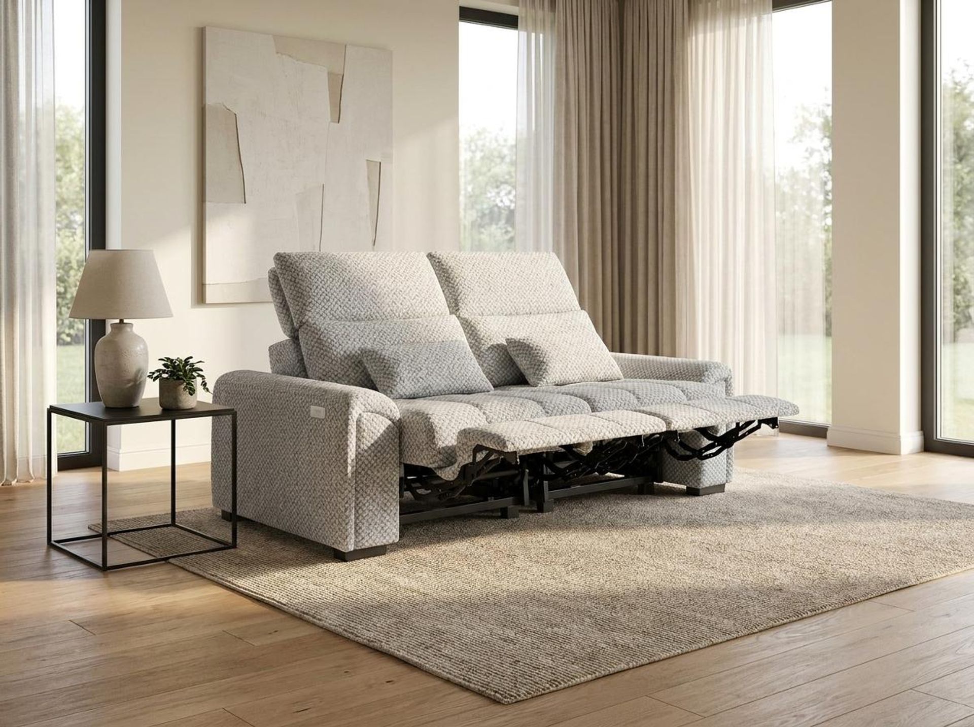 Eldur Relaxed Seat, 2 Seater ( 2 RR), Opaline Snow Elite