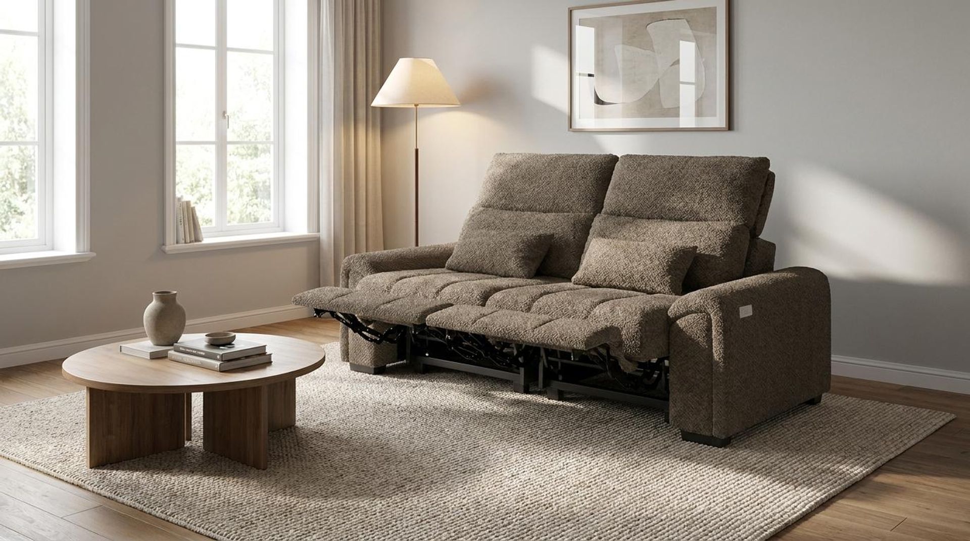 Eldur Relaxed Seat, 2 Seater ( 2 RR), Antique Camel Elite