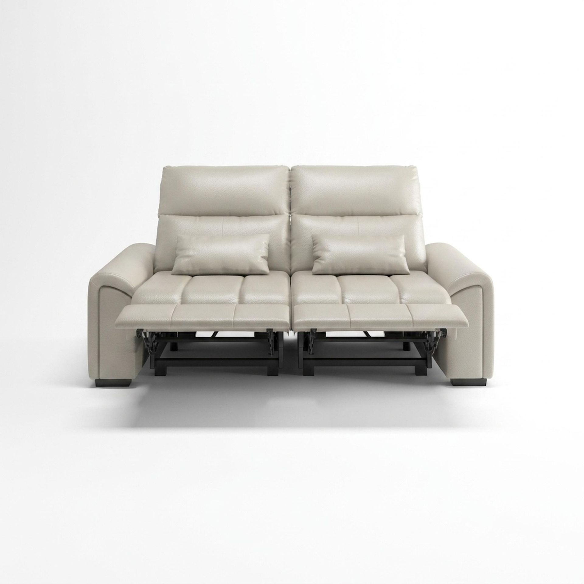 Eldur Relaxed Seat, 2 Seater ( 2 RR), Alabaster Veil Vegan Leather