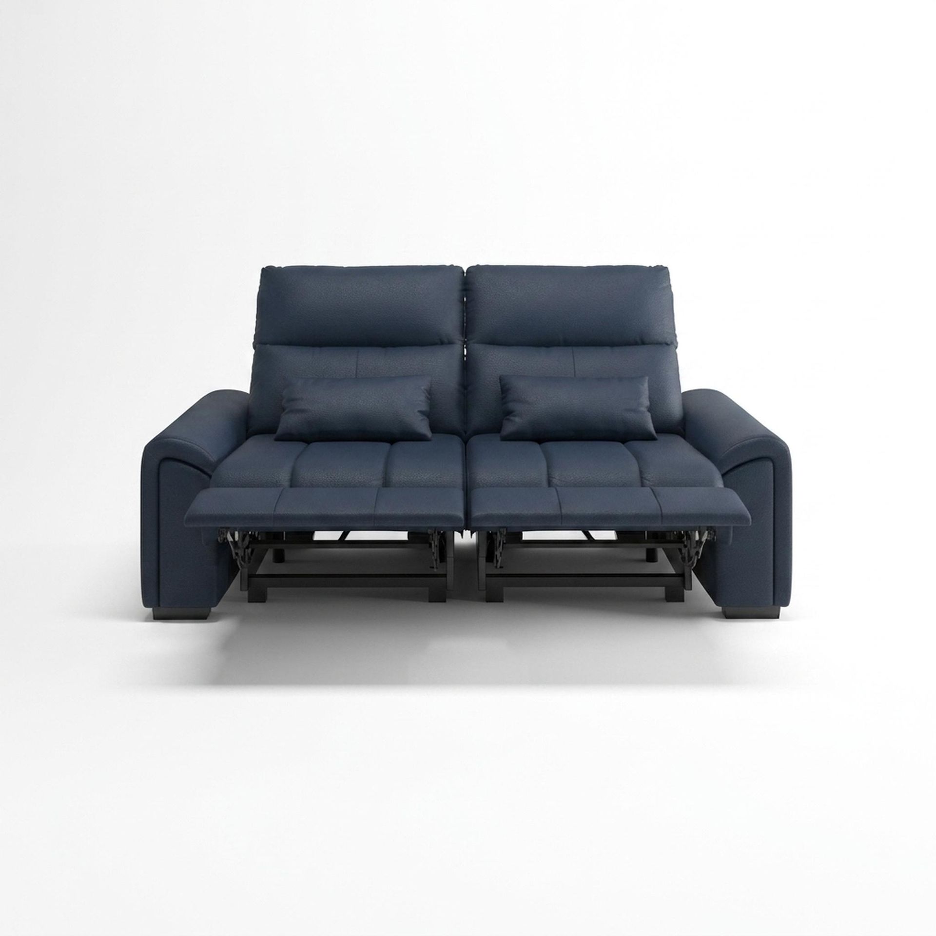 Eldur Relaxed Seat, 2 Seater ( 2 RR), Cobalt Vegan Leather