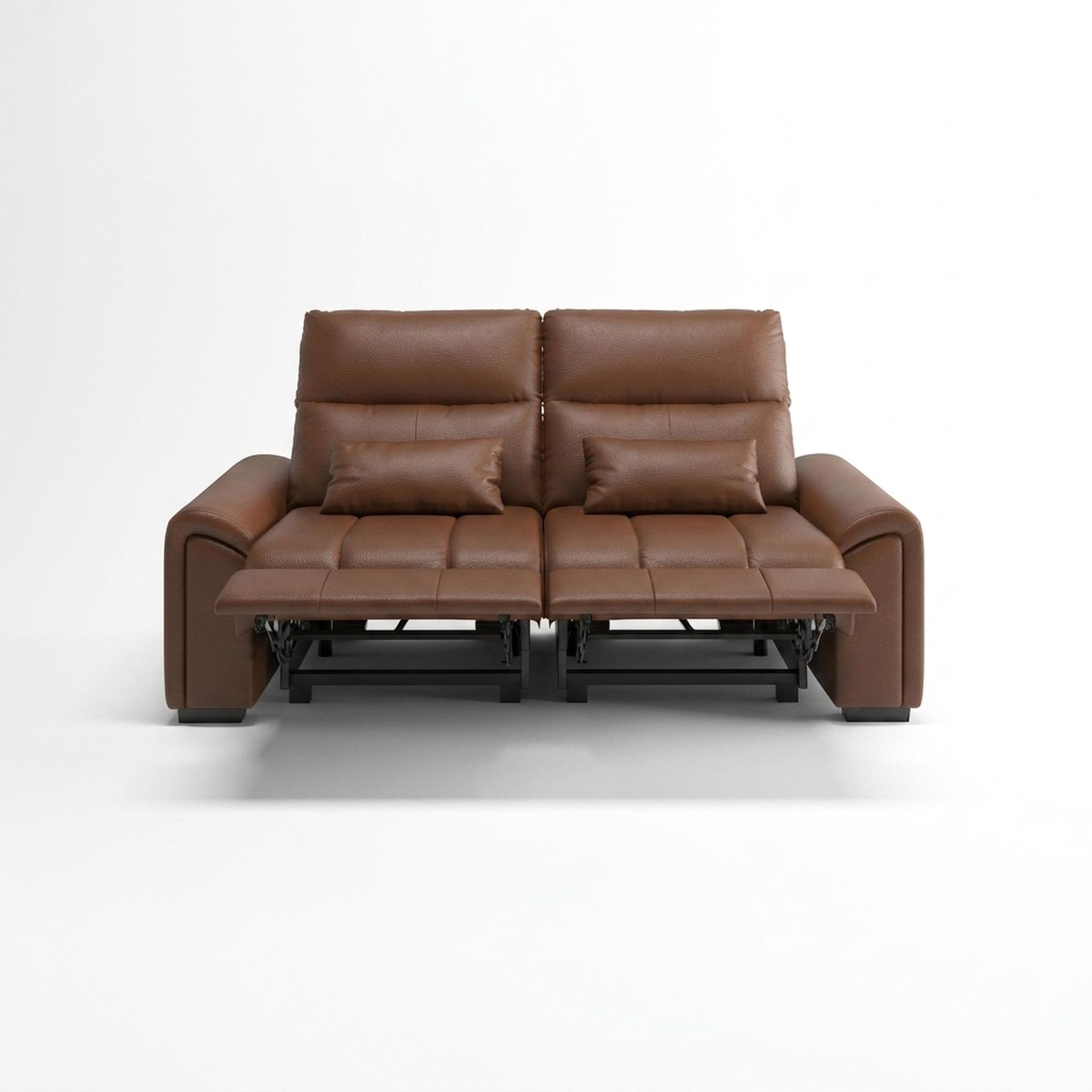 Eldur Relaxed Seat, 2 Seater ( 2 RR), Tan Classic Leather Essential