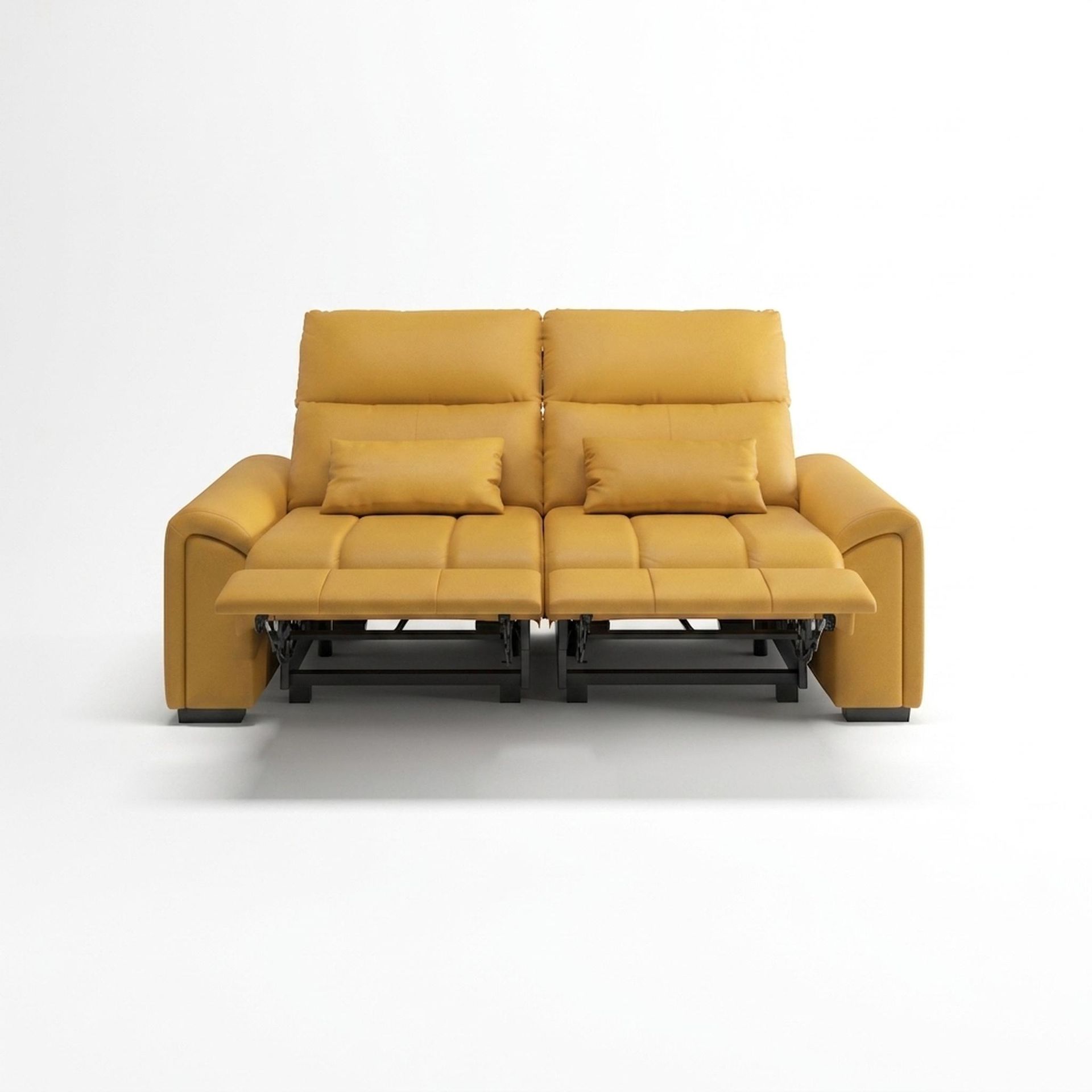 Eldur Relaxed Seat, 2 Seater ( 2 RR), Golden Temple Aura Leather Essential