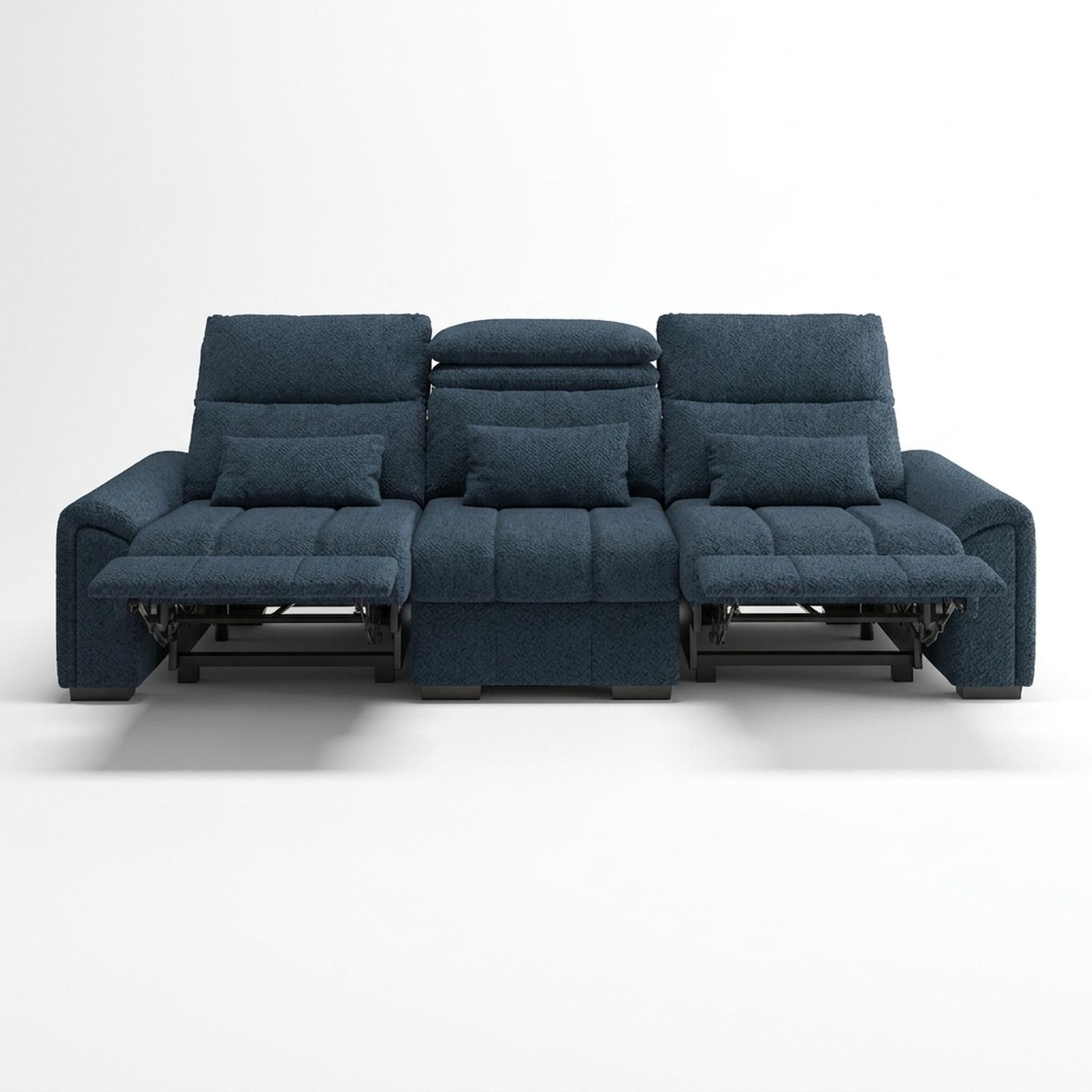Eldur Relaxed Seat, 3 Seater (2 RR), Royal Ink Elite