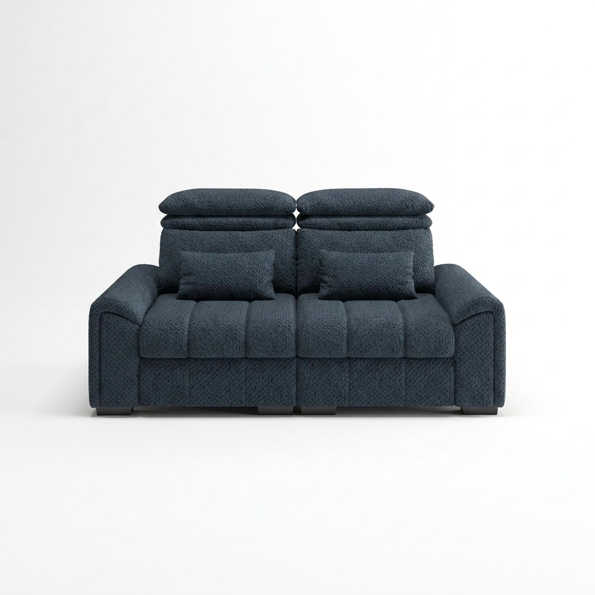 Eldur Relaxed Seat, 2 Seater Sofa, Royal Ink Elite