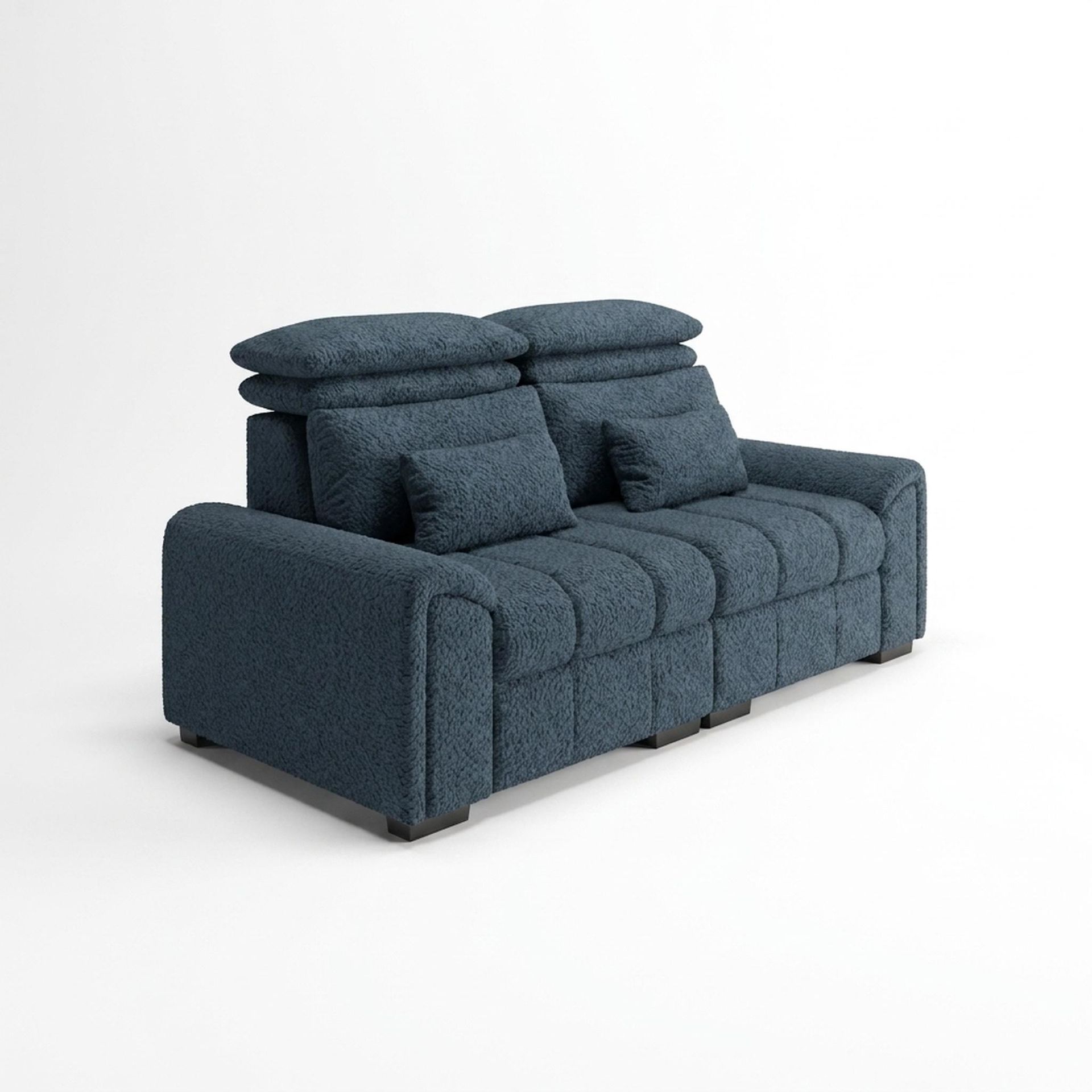 Eldur Relaxed Seat, 2 Seater Sofa, Royal Ink Elite