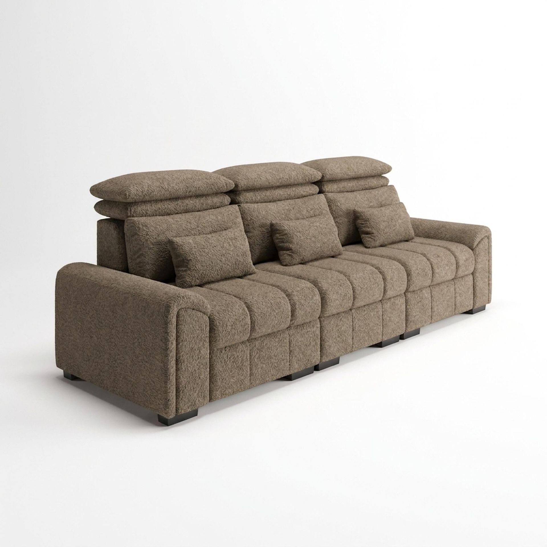 Eldur Relaxed Seat, 3 Seater Sofa, Antique Camel Elite