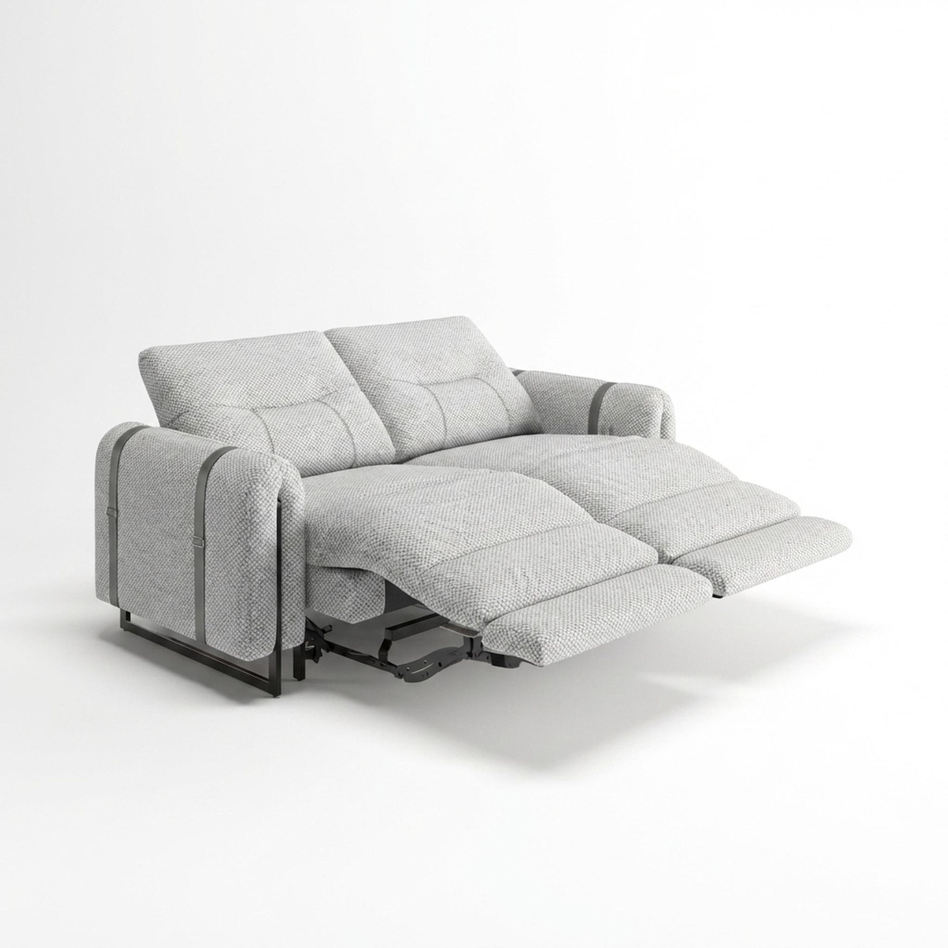 Fergus Relaxed Seat,Electric Recliner Mechanism, 2 Seater ( 2 RR), Opaline Snow Elite