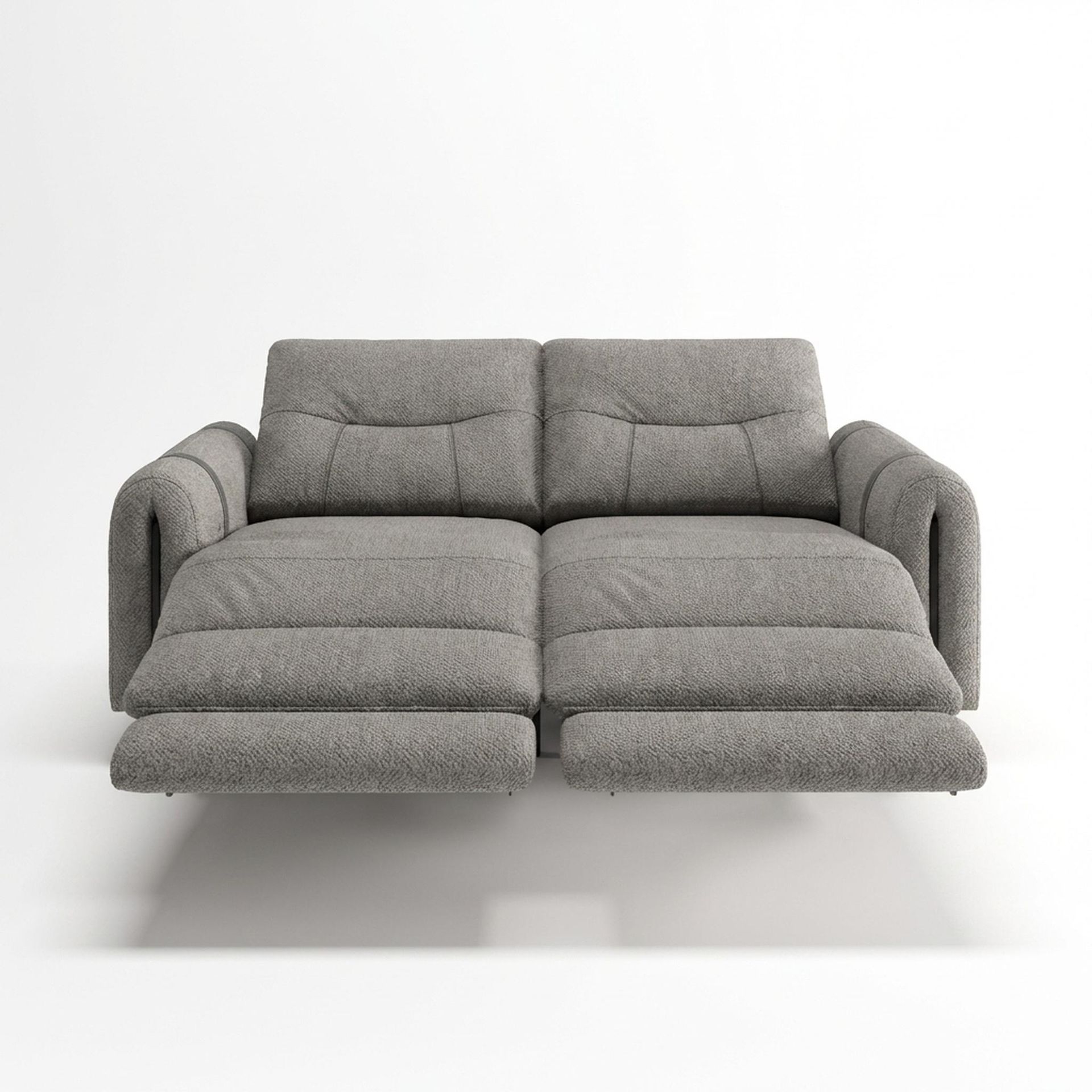 Fergus Relaxed Seat,Electric Recliner Mechanism, 2 Seater ( 2 RR), Clay Beige Elite