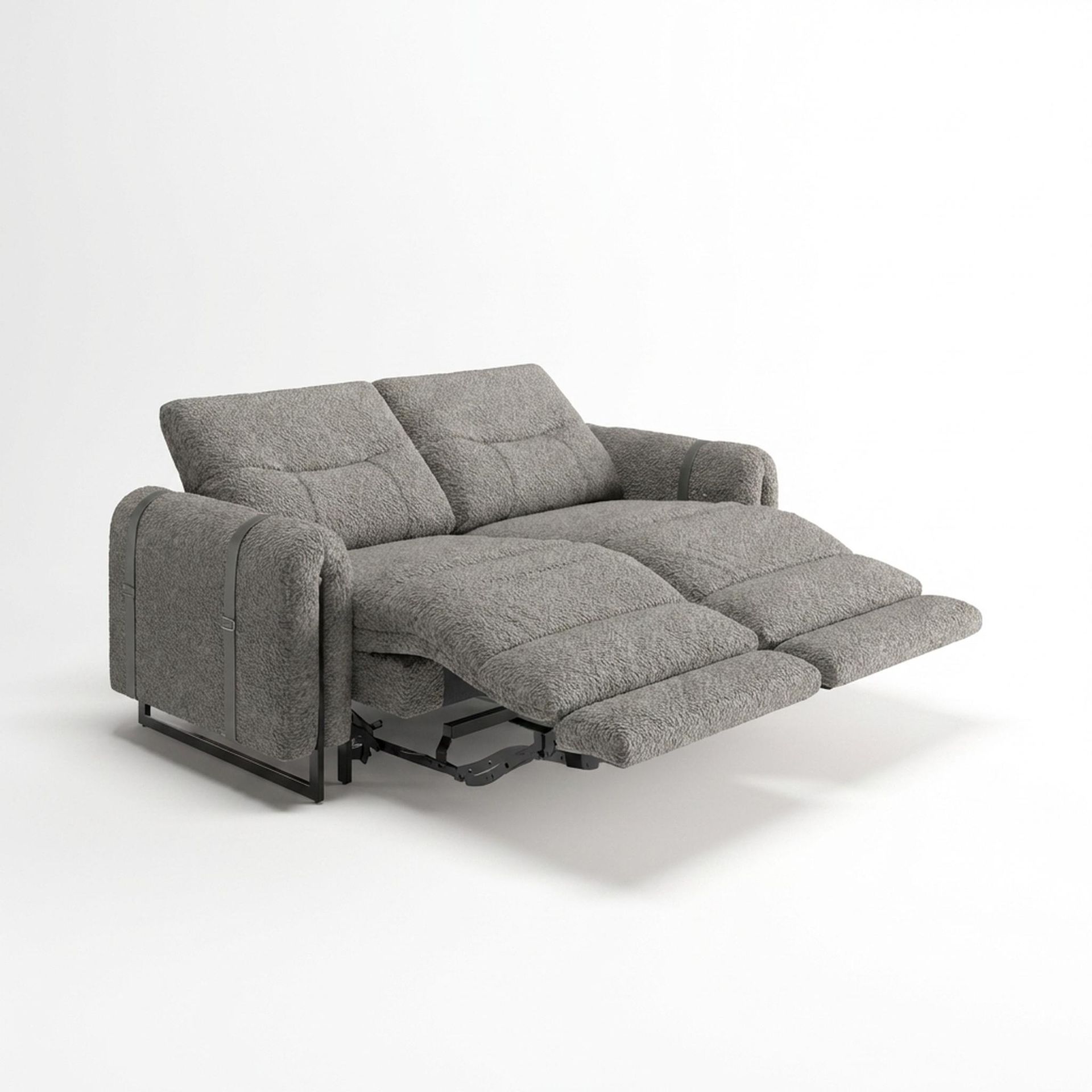 Fergus Relaxed Seat,Electric Recliner Mechanism, 2 Seater ( 2 RR), Clay Beige Elite