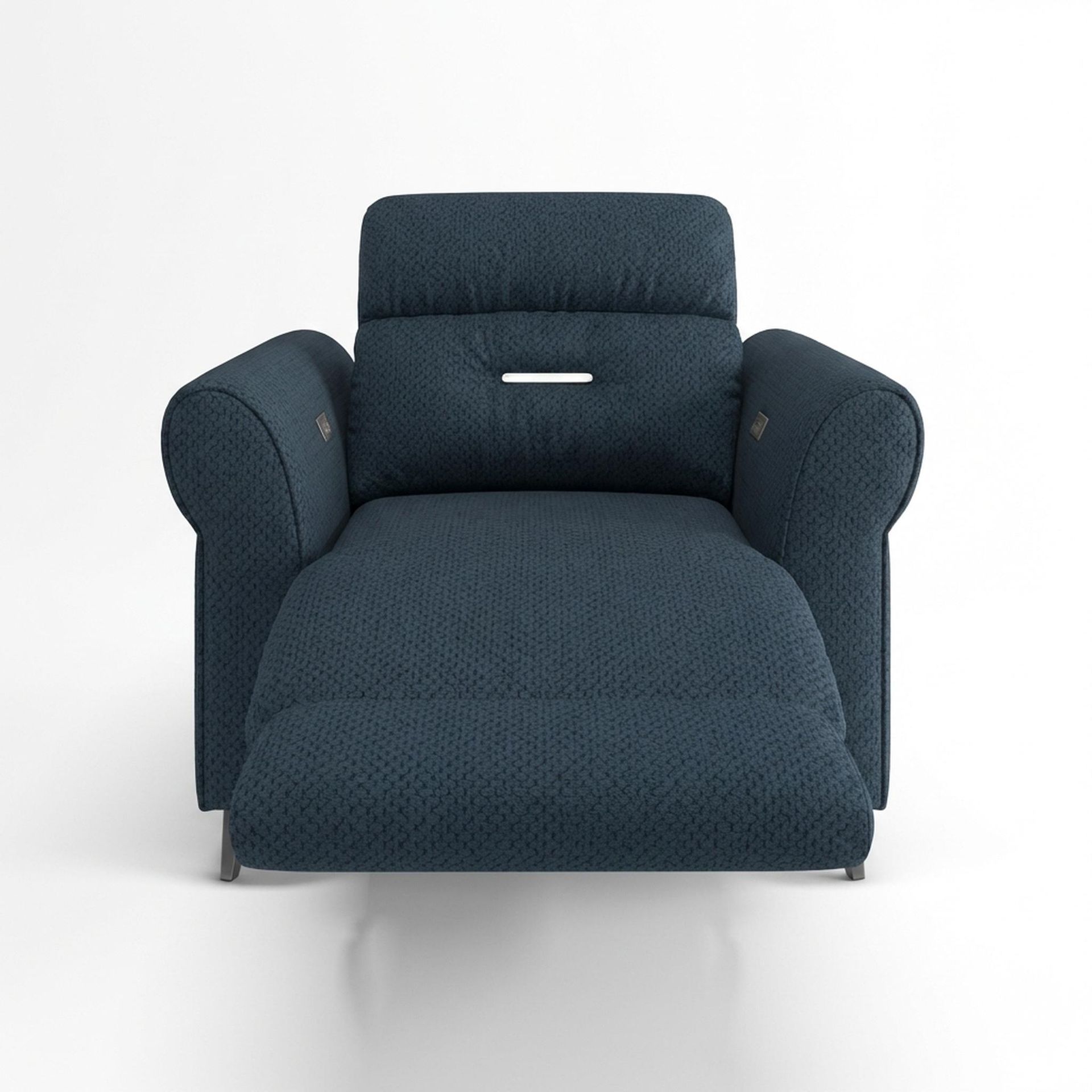 Florian Compact Seat,Electric Recliner Mechanism, 1 Seater ( 1 RR), Royal Ink Elite