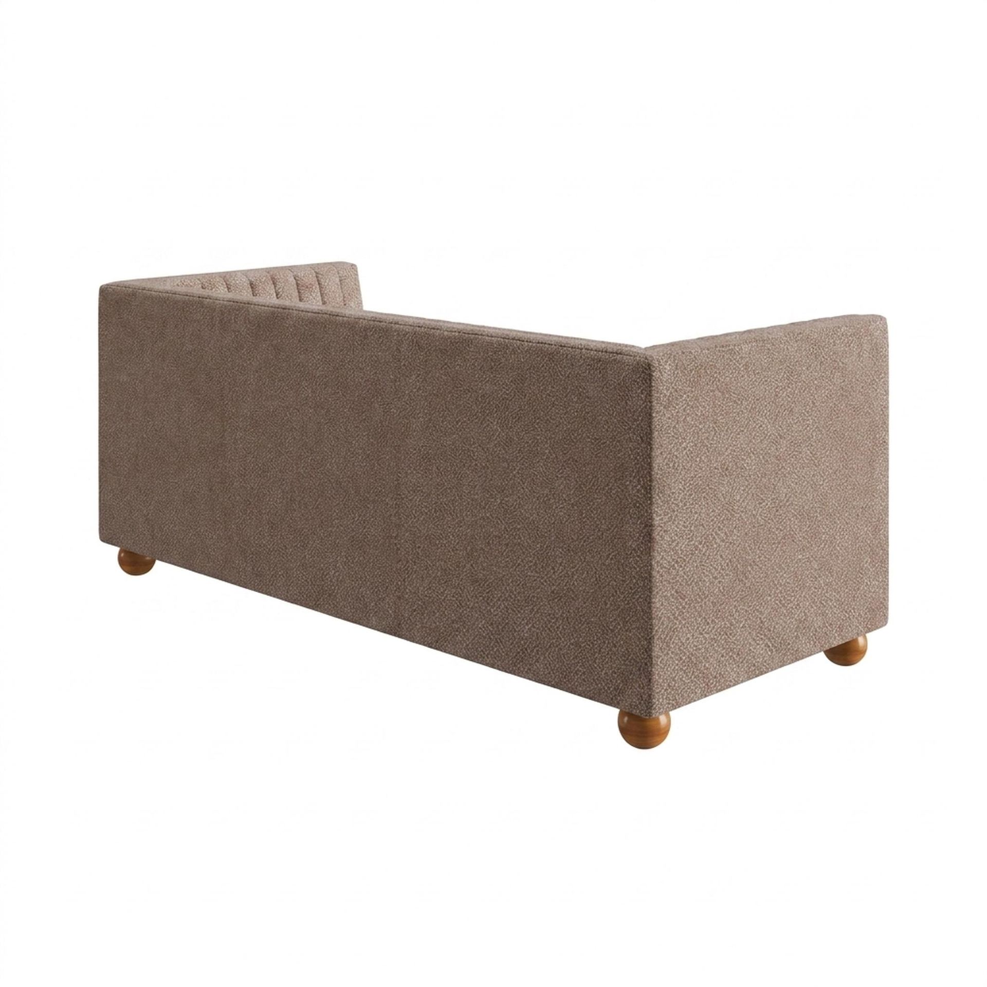 Hayden Home Premium Grove Gather Sofa Bed, Warm Cedar Legs, Essential Ballet Slipper Upholstery
