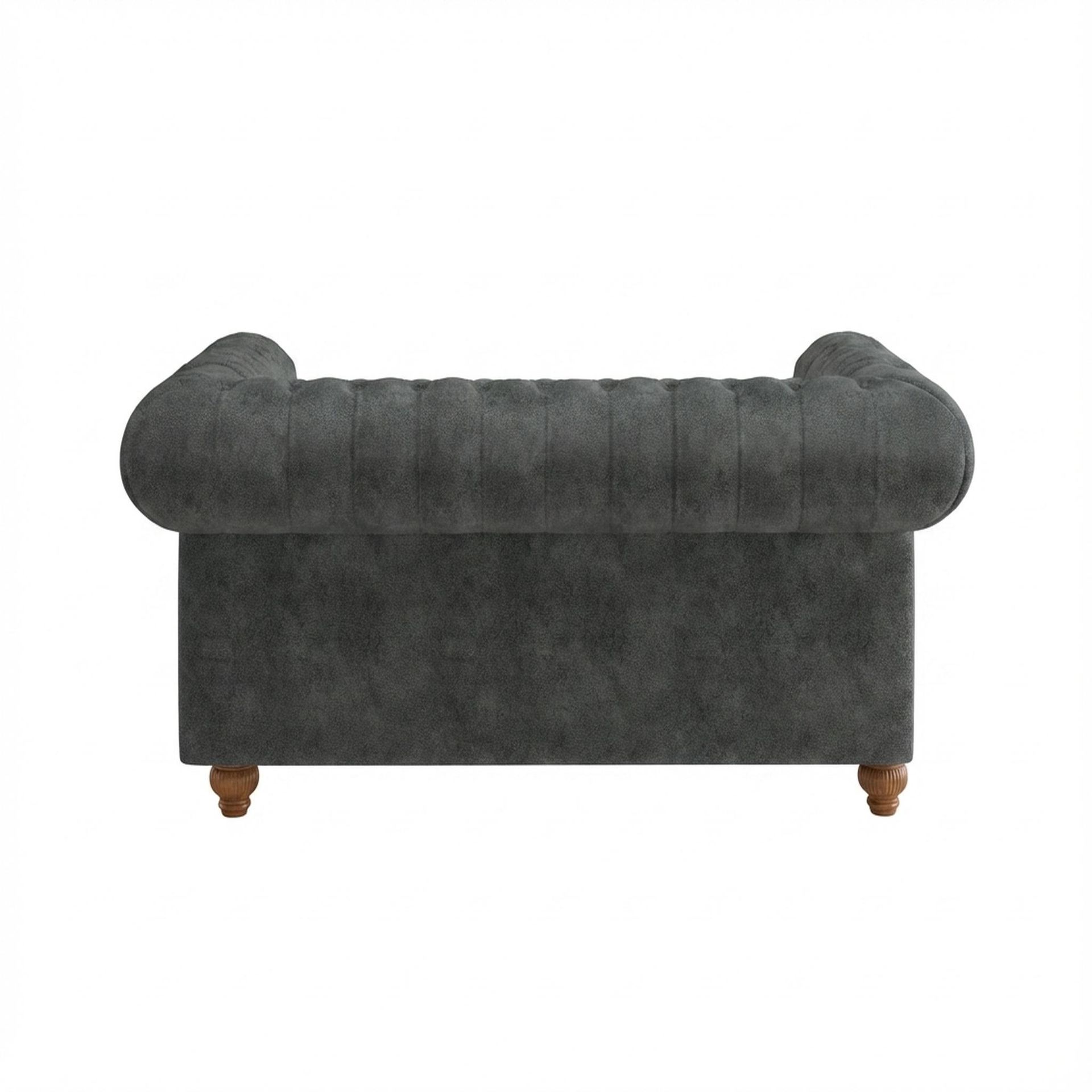 Hayden Home Premium Cambridge 2 Seater Sofa, Warm Cedar Leg, Essential Frost Upholstery