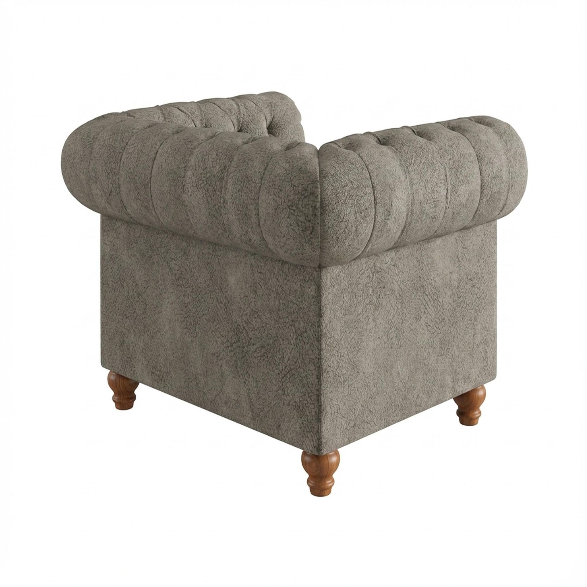 Hayden Home Premium Cambridge 1 Seater Sofa, Warm Cedar Leg, Essential Biscuit Upholstery