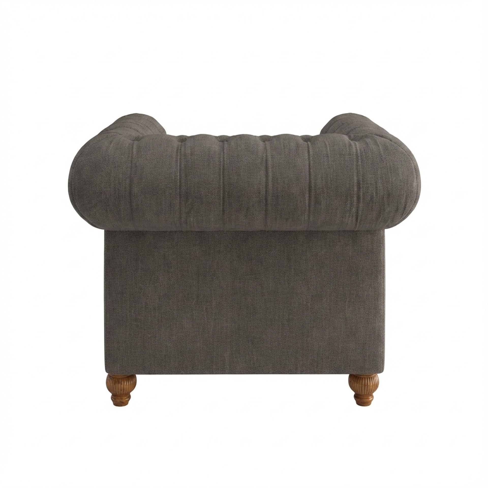 Hayden Home Premium Cambridge 1 Seater Sofa, Warm Cedar Leg, Essential Chestnut Brown Upholstery