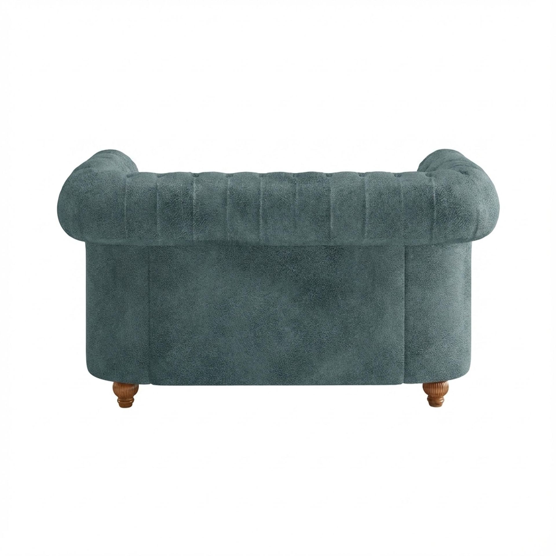 Hayden Home Premium Windsor 2 Seater Sofa, Warm Cedar Leg, Essential Teal Mist Upholstery