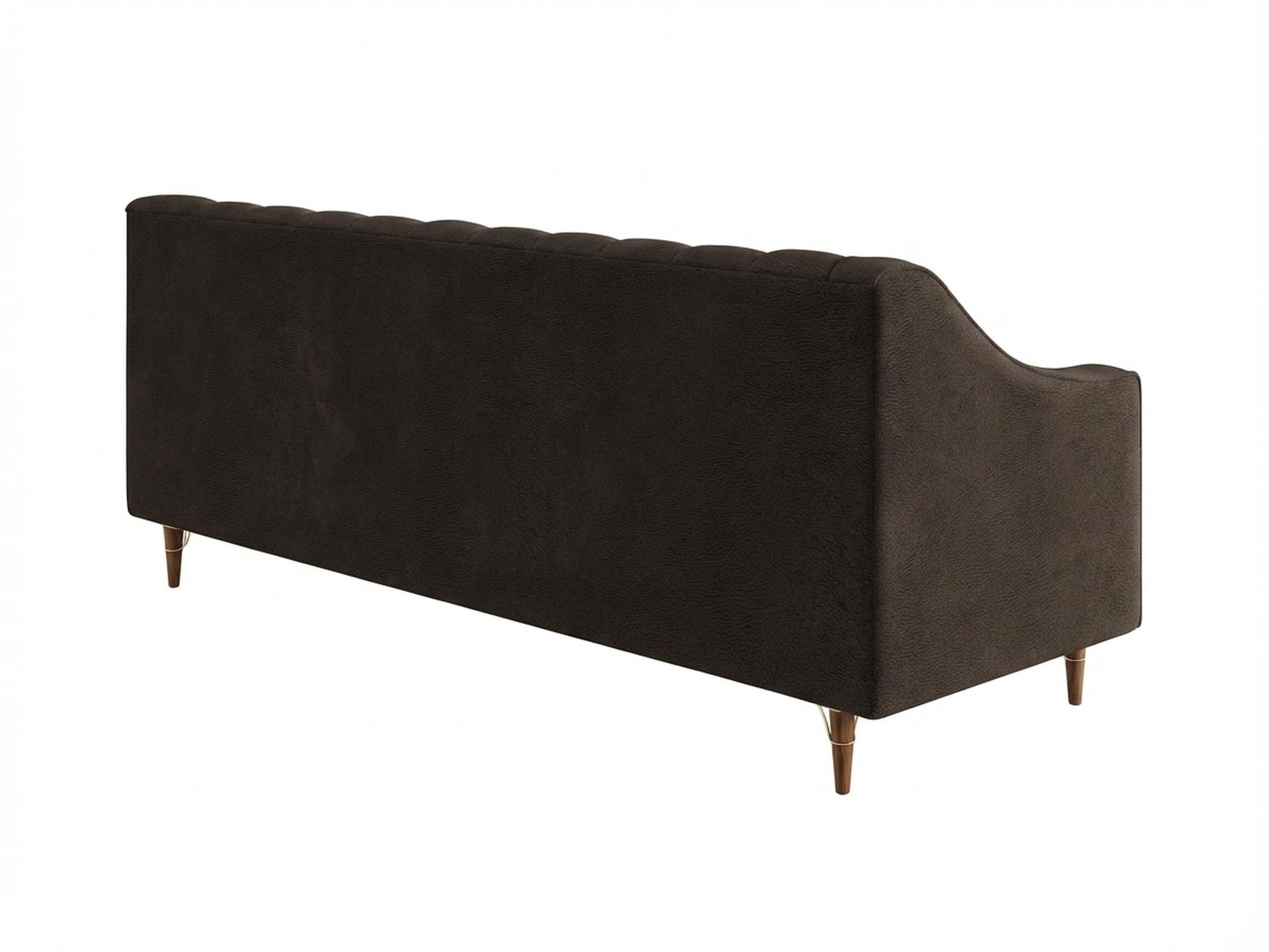 Hayden Home Premium Zurich 3 Seater Sofa, Warm Cedar Leg, Essential Beige Brown Upholstery