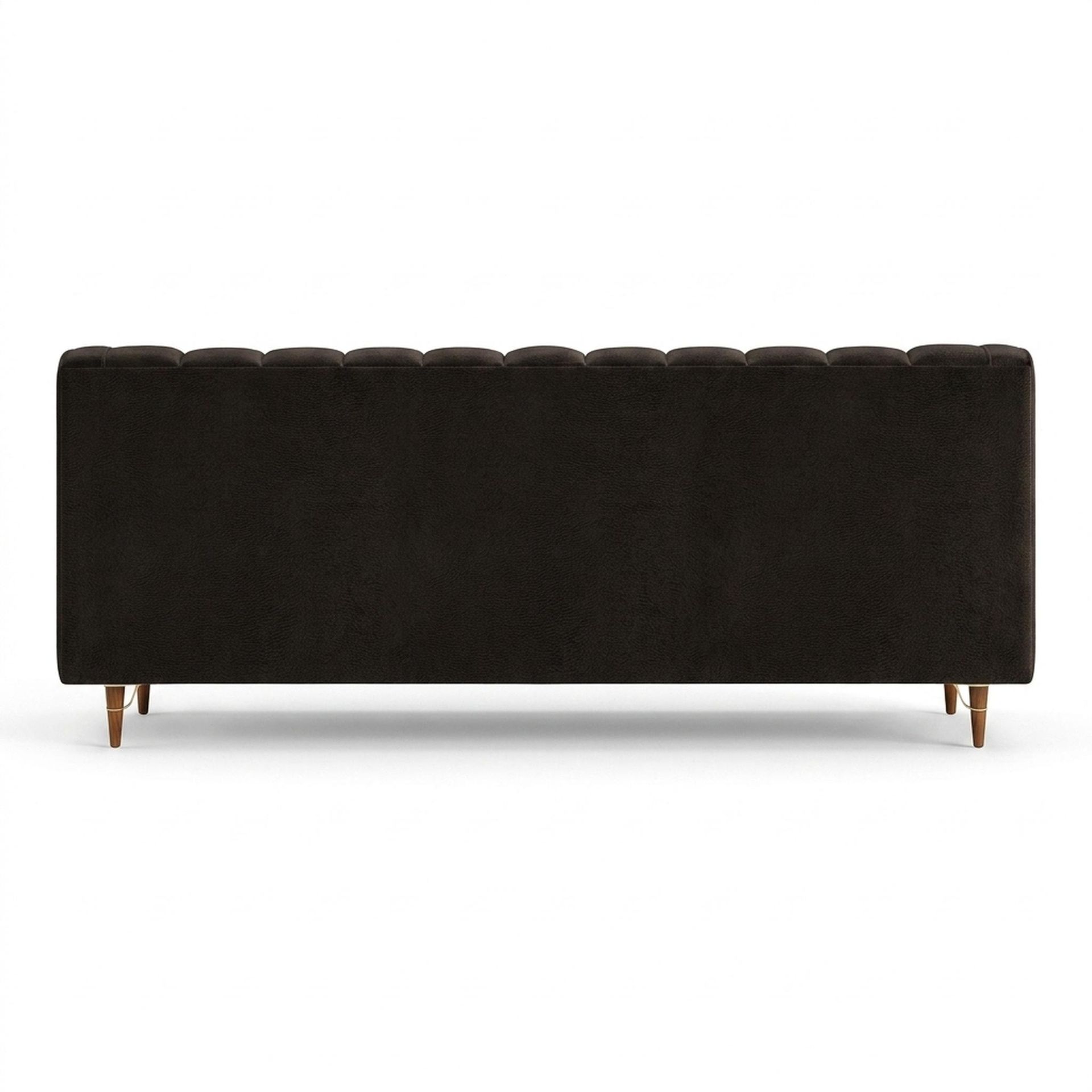 Hayden Home Premium Zurich 3 Seater Sofa, Warm Cedar Leg, Essential Beige Brown Upholstery