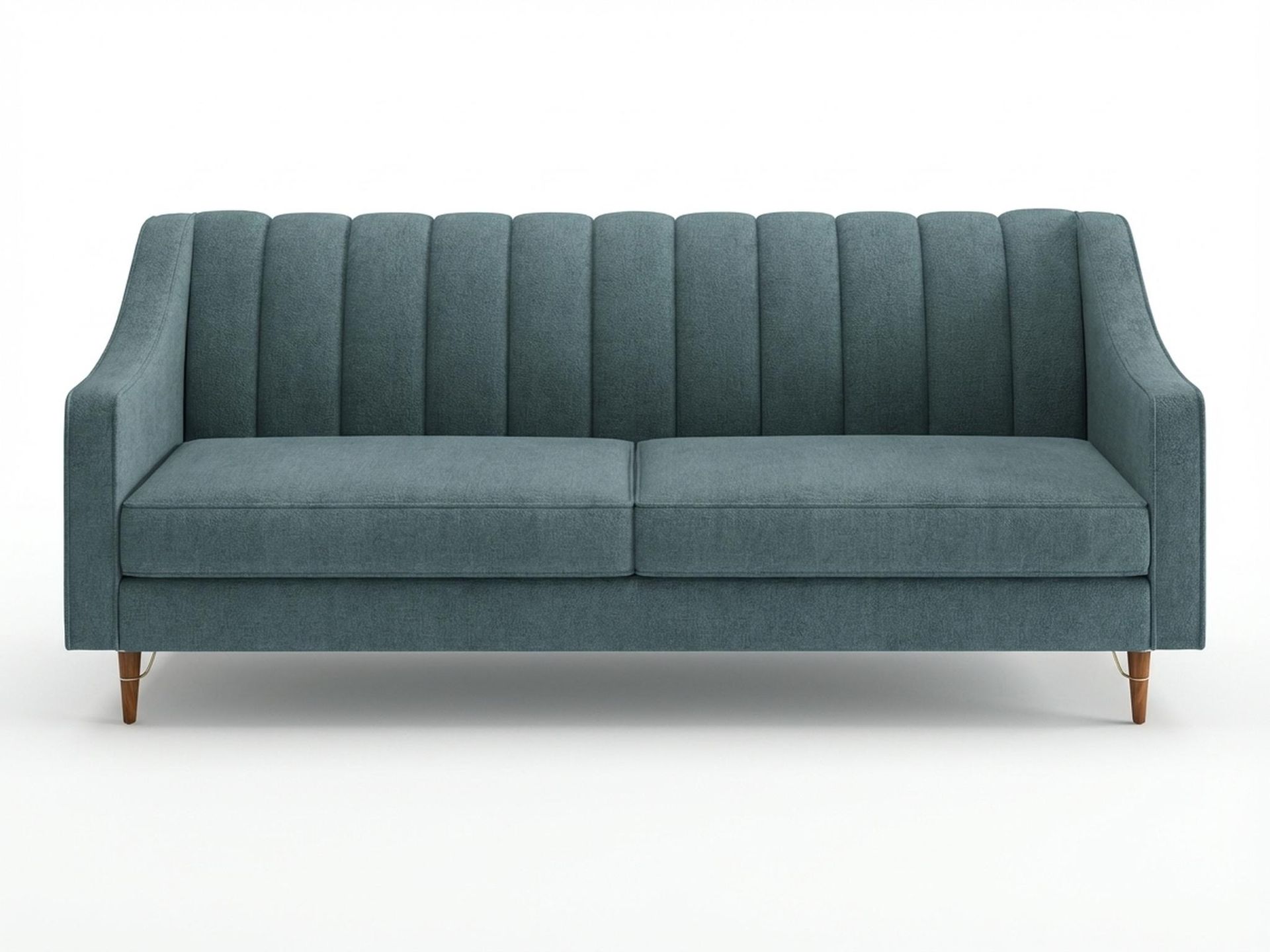 Hayden Home Premium Zurich 3 Seater Sofa, Warm Cedar Leg, Essential Teal Mist Upholstery