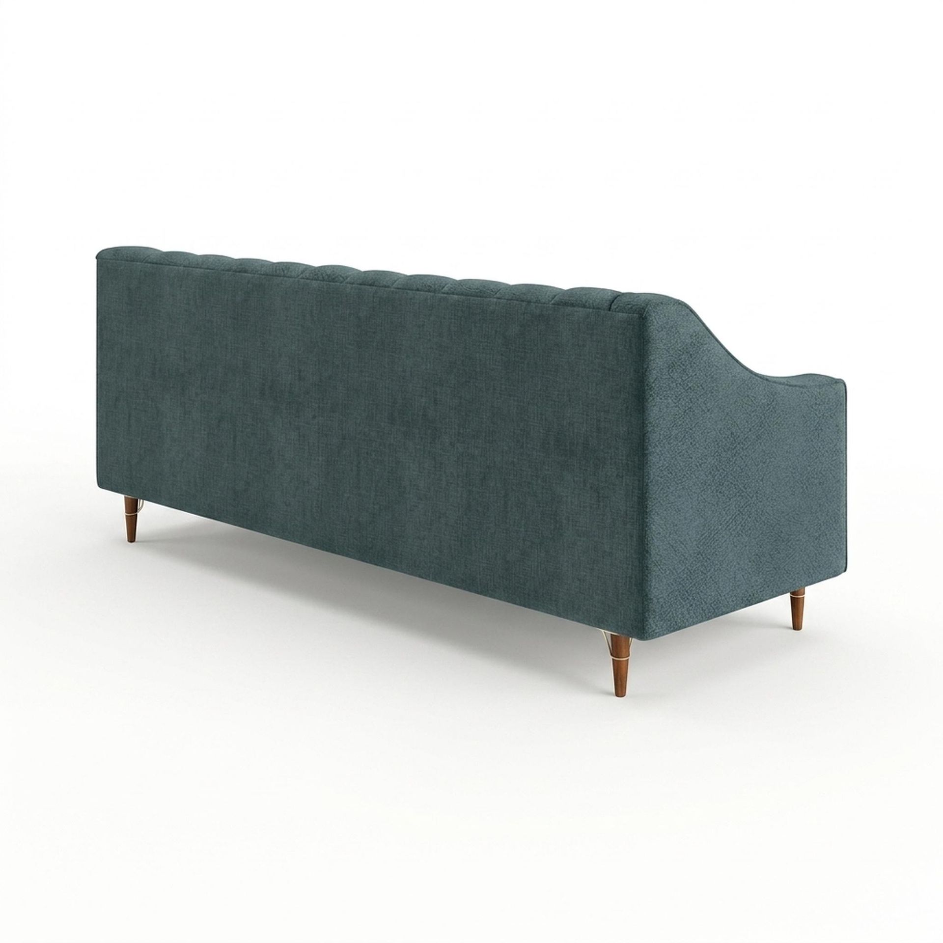 Hayden Home Premium Zurich 3 Seater Sofa, Warm Cedar Leg, Essential Teal Mist Upholstery