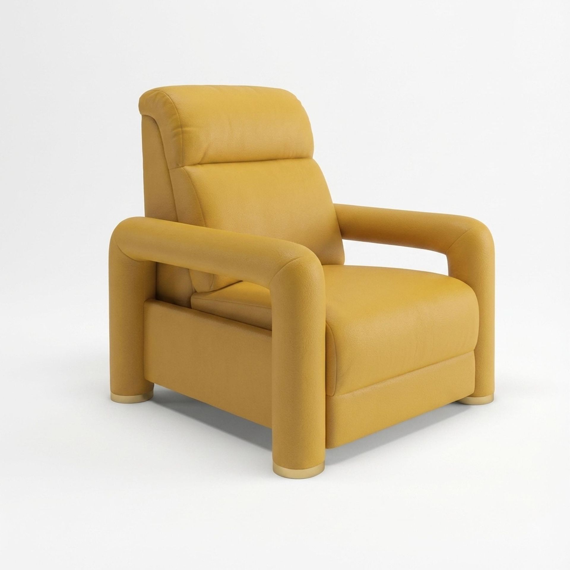 Hinata New Recliner, Electric, Golden Temple Aura Leather Essential