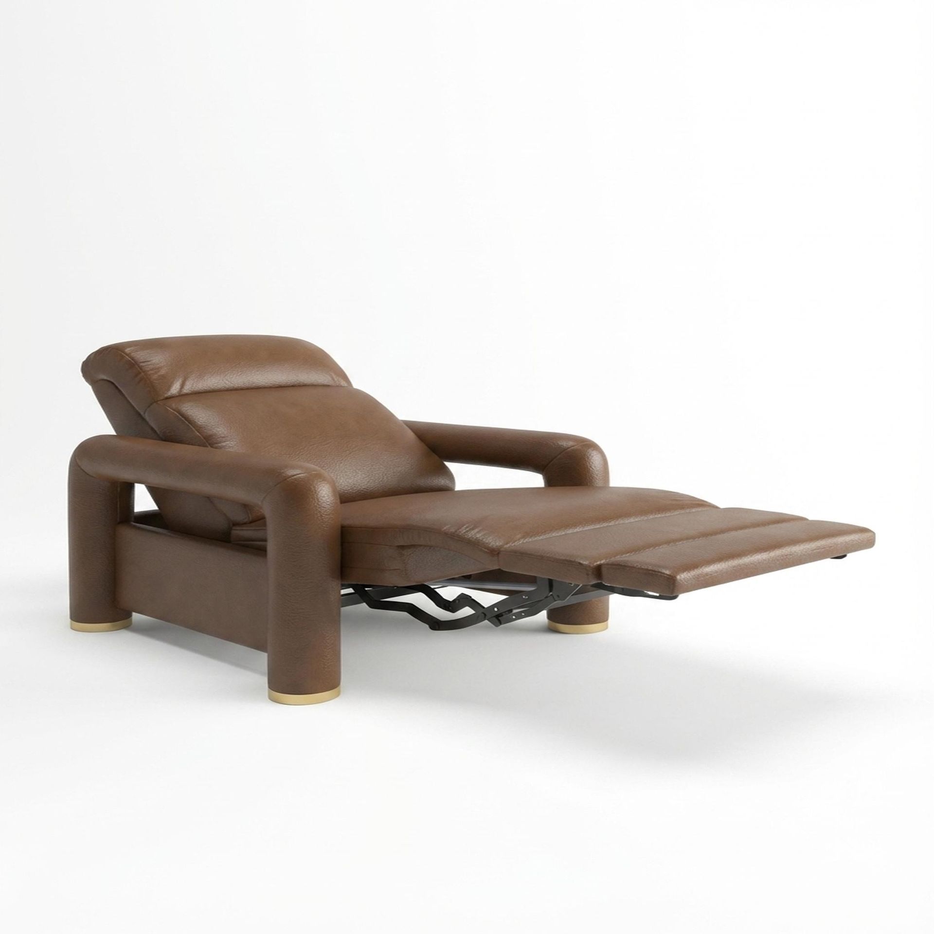 Hinata New Recliner, Electric, Cocoa Velvet Vegan Leather